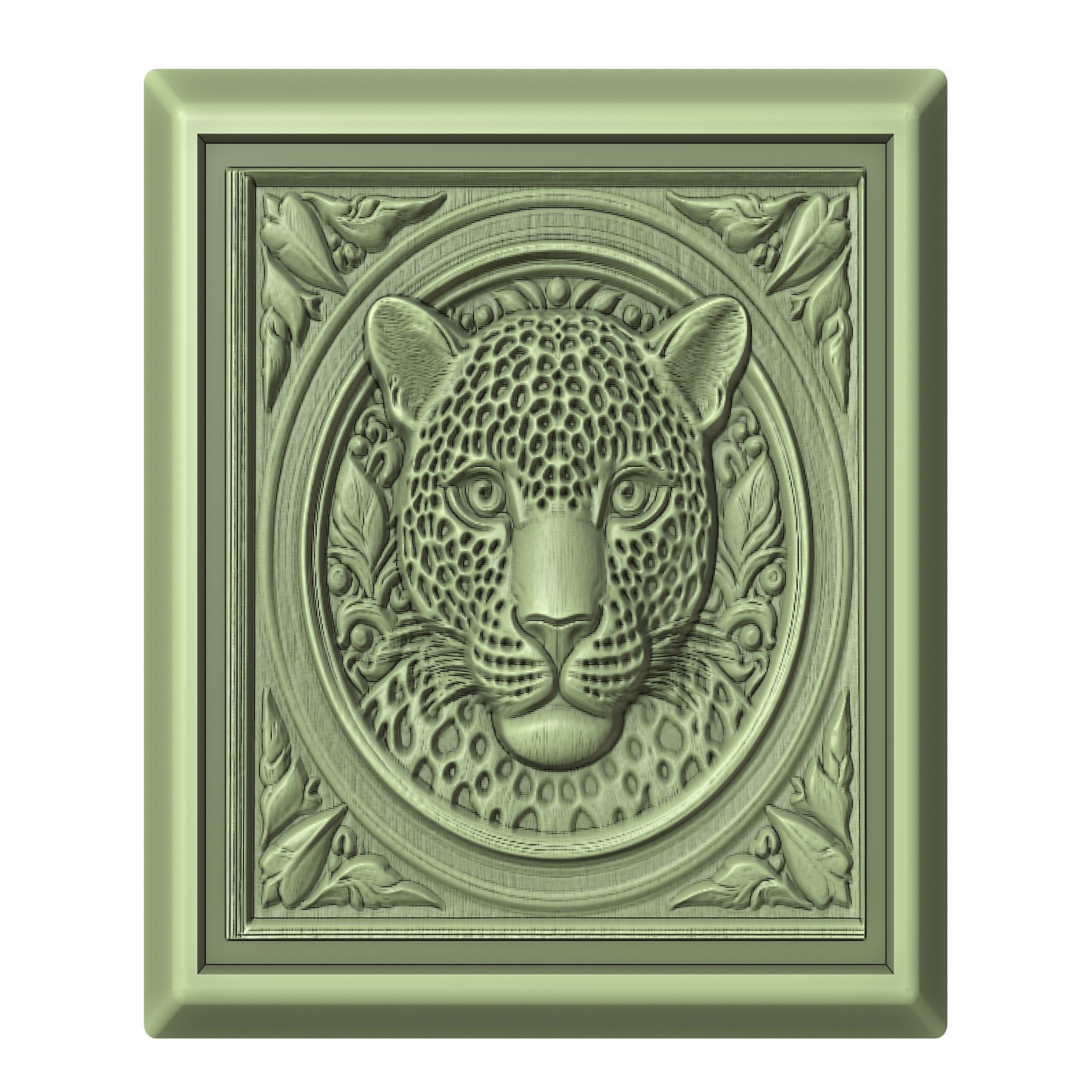 Leopard Animal 3D print model_2