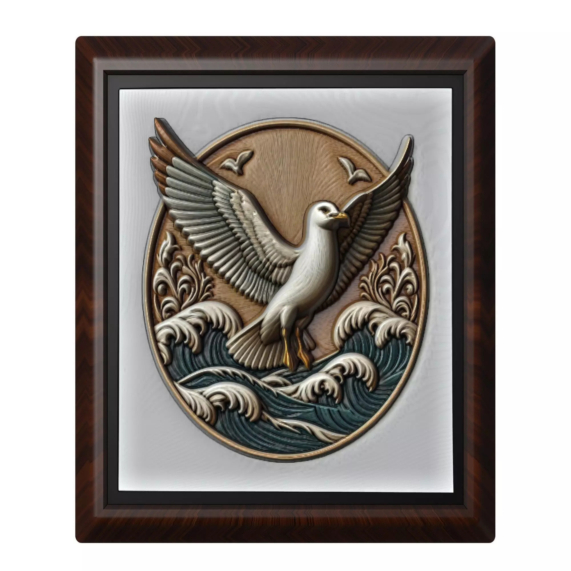 Seagull Animal 3D print model_0