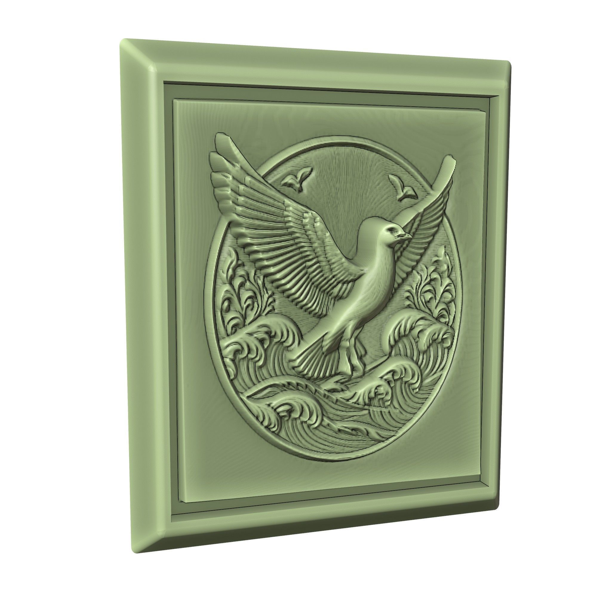 Seagull Animal 3D print model_3