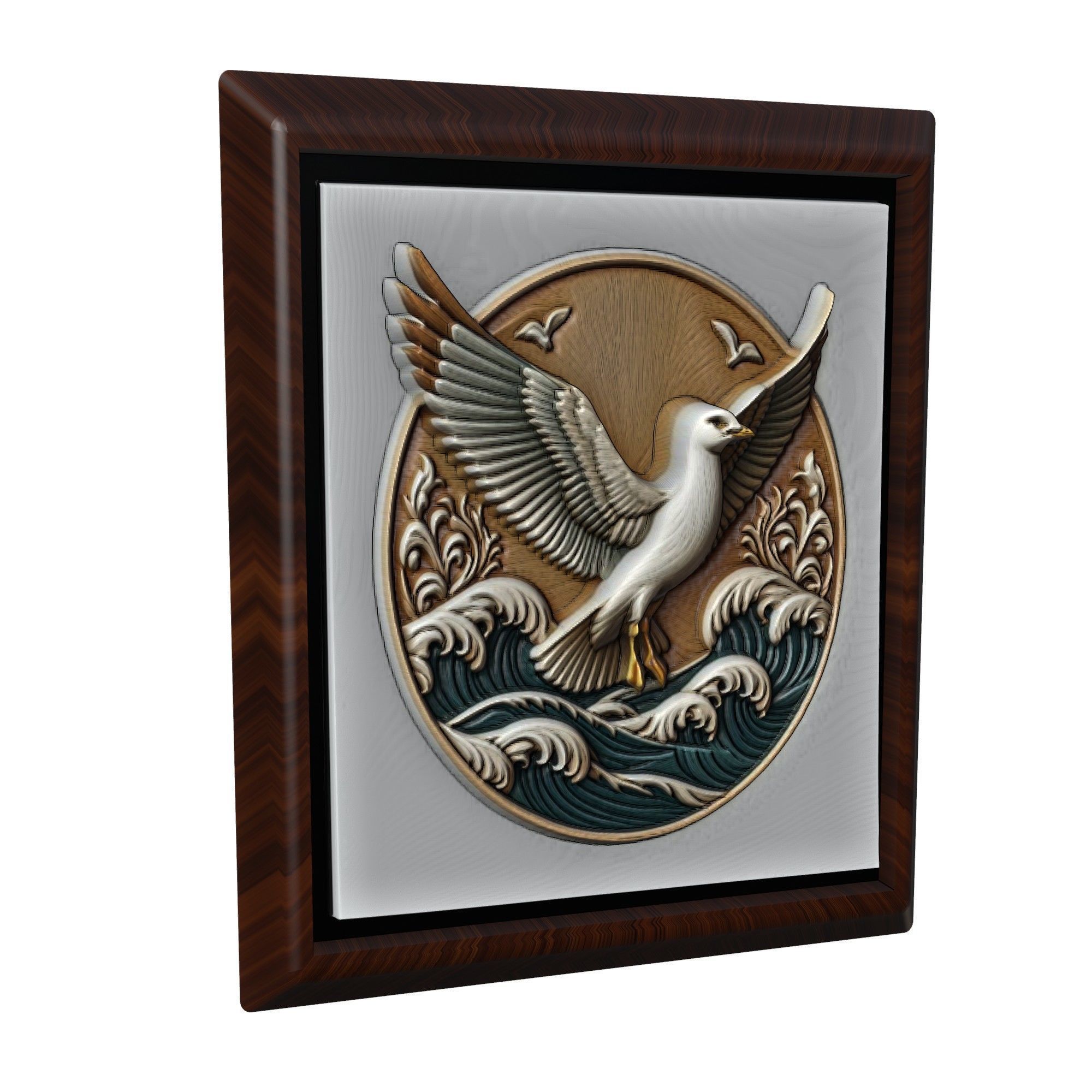 Seagull Animal 3D print model_1