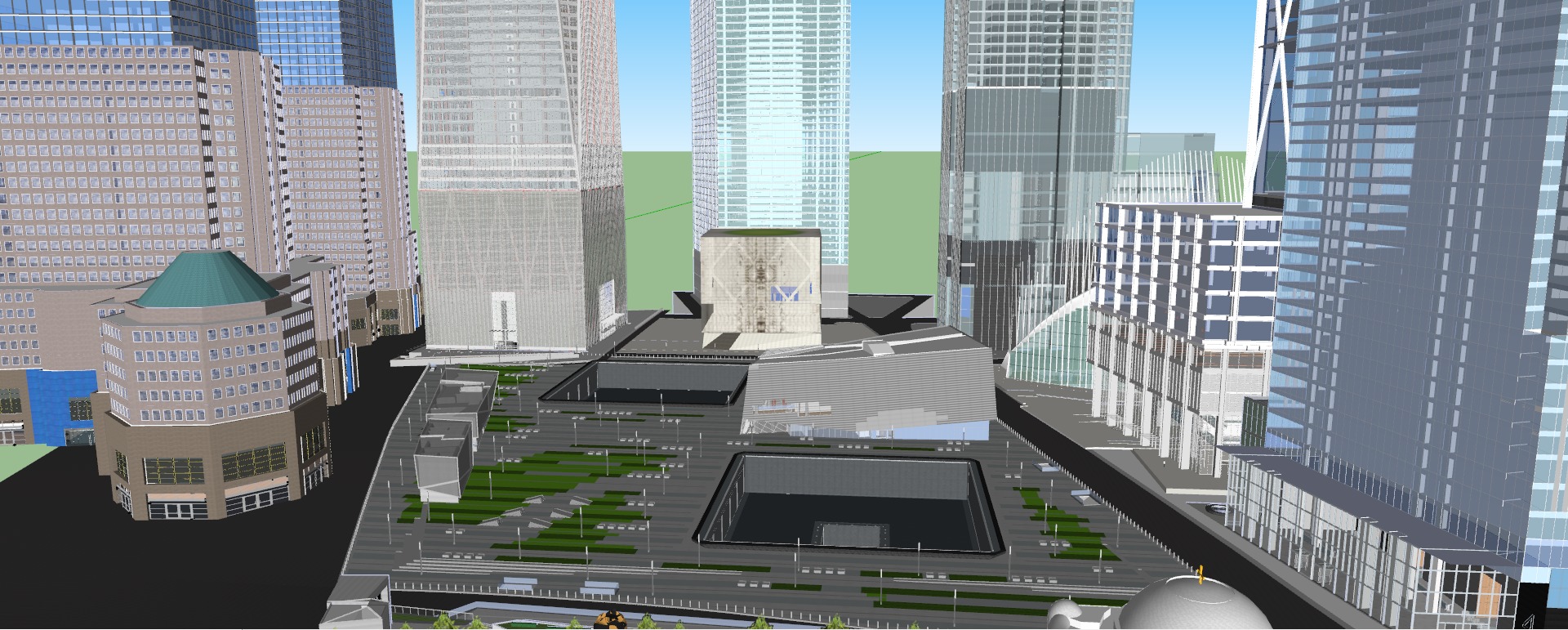 One World Trade Center Area 3D model_4
