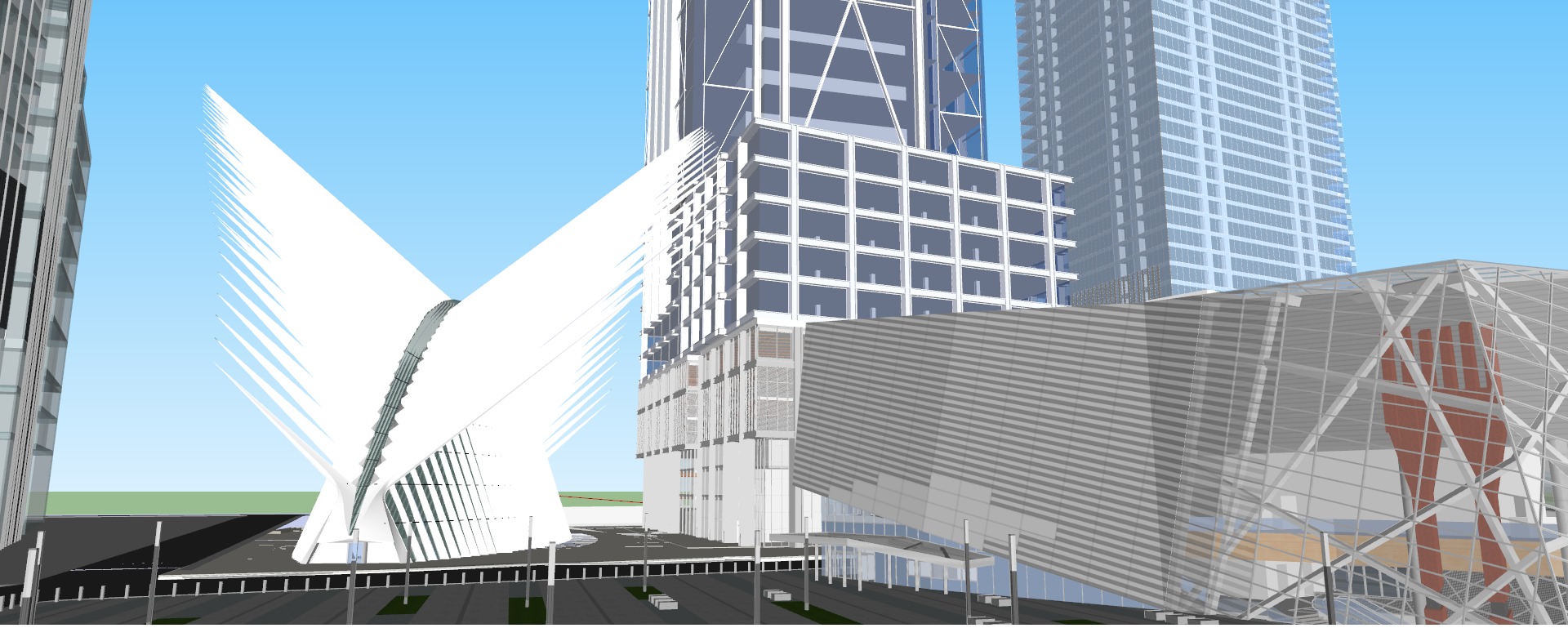 One World Trade Center Area 3D model_74