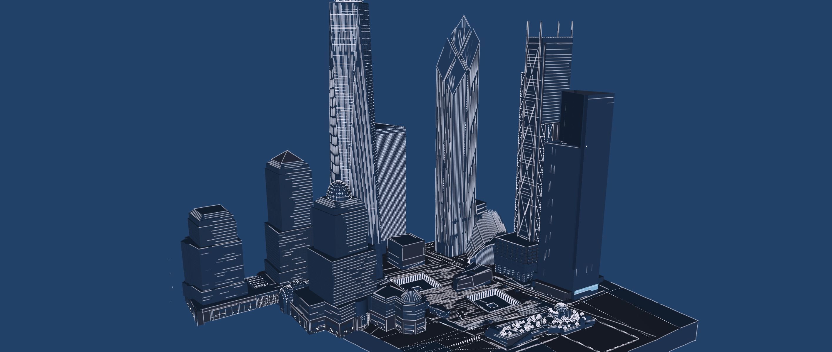 One World Trade Center Area 3D model_75