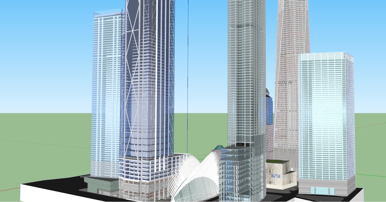 One World Trade Center Area 3D model_2