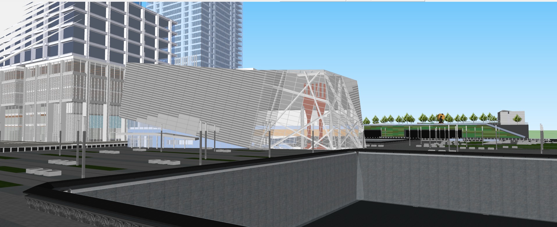 One World Trade Center Area 3D model_73