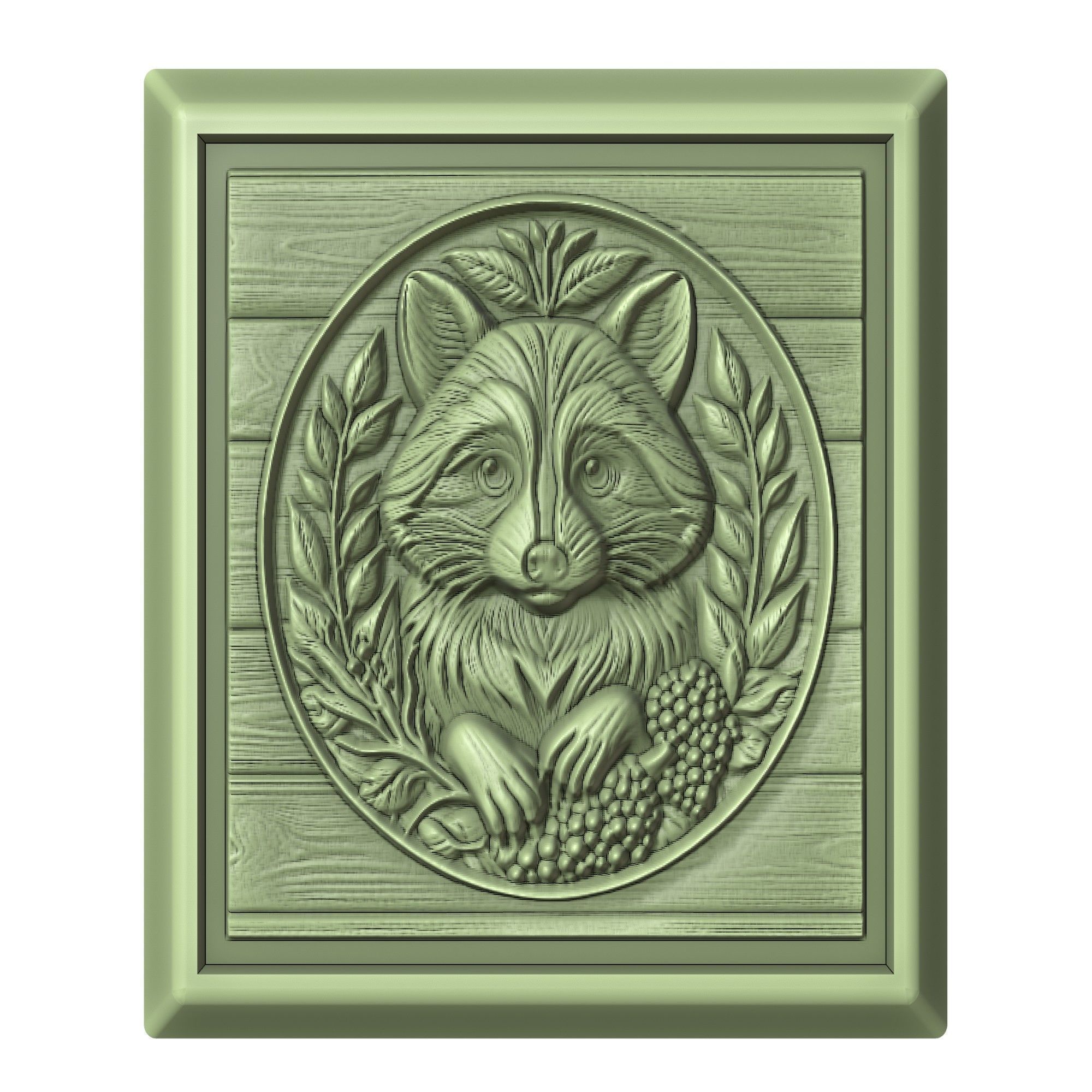 Raccoon Animal 3D print model_2