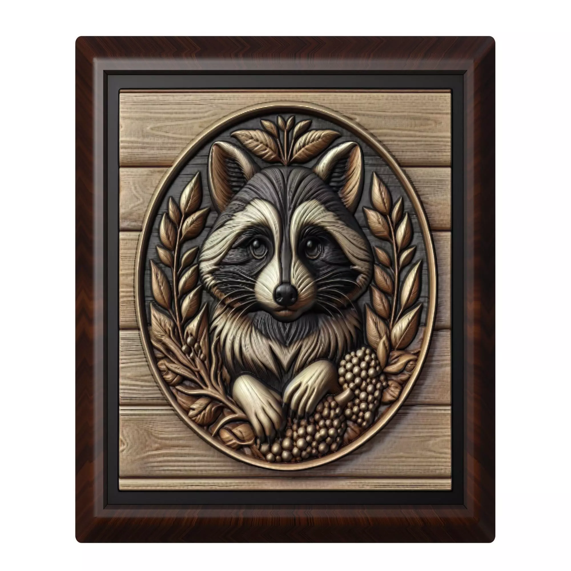 Raccoon Animal 3D print model_0