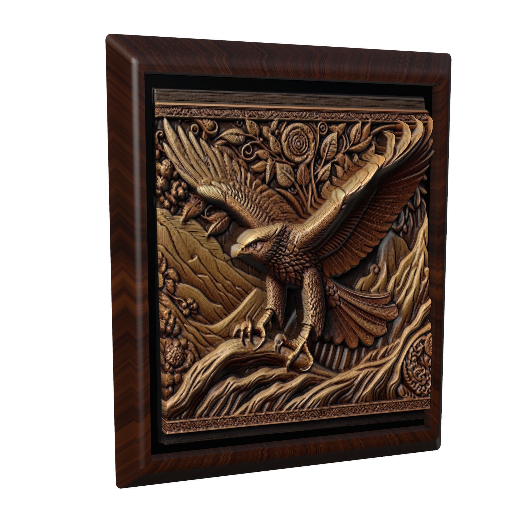 Hawk Animal 3D print model_1