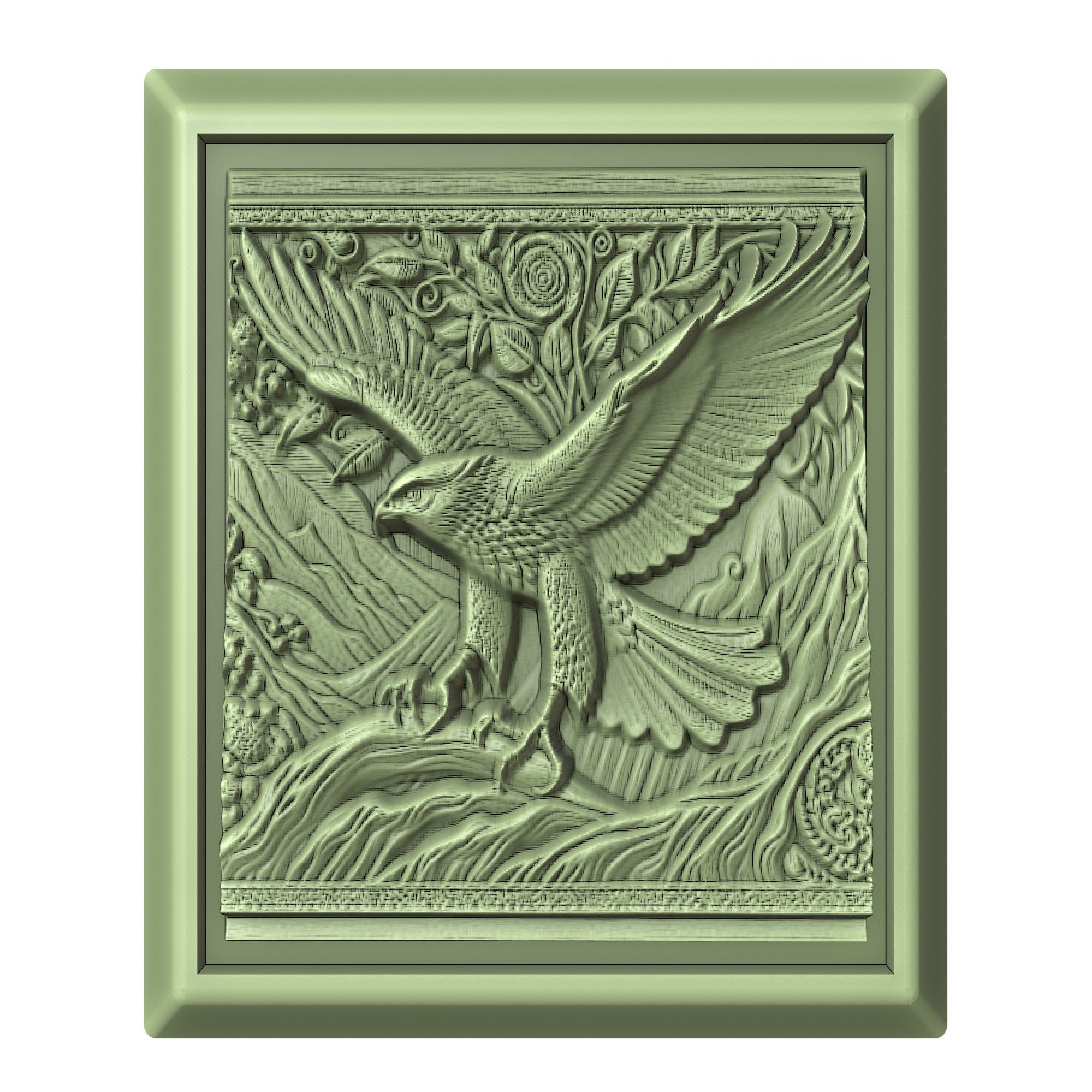 Hawk Animal 3D print model_2