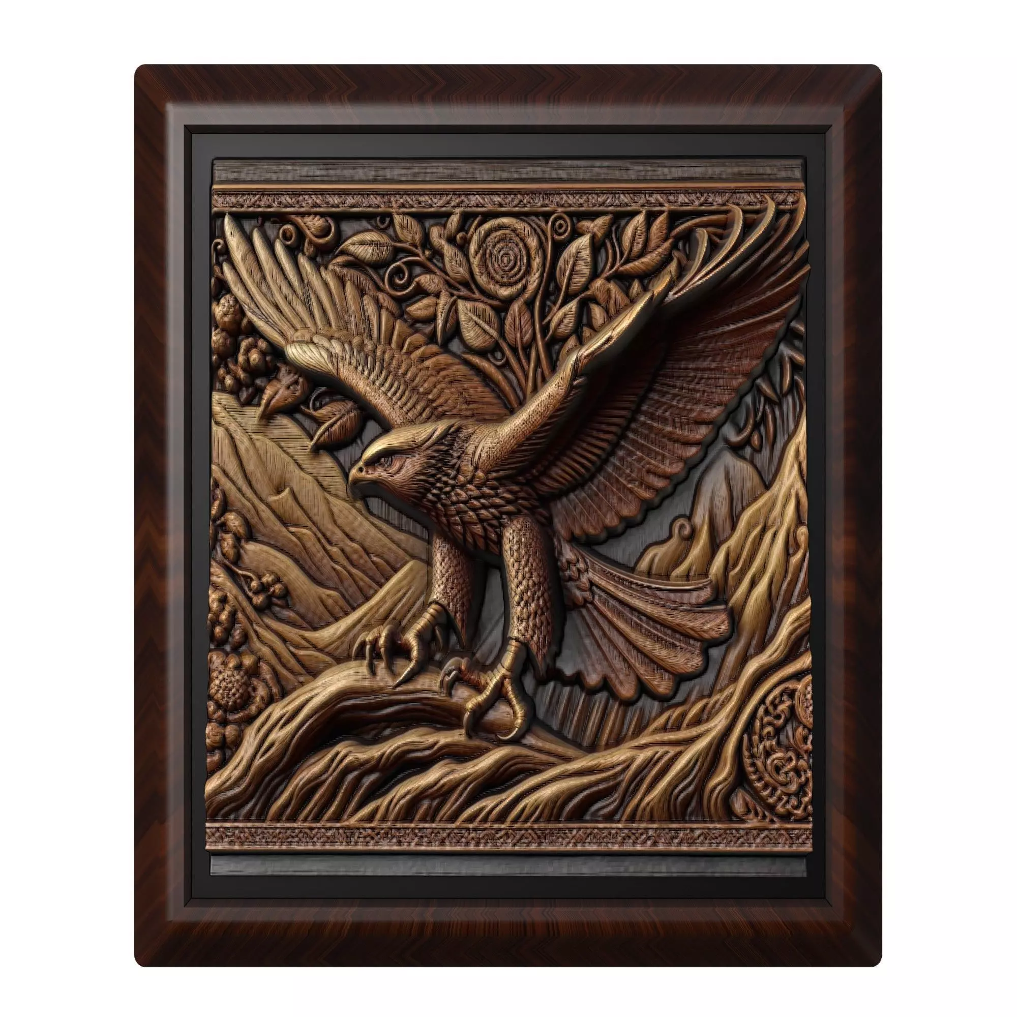 Hawk Animal 3D print model_0