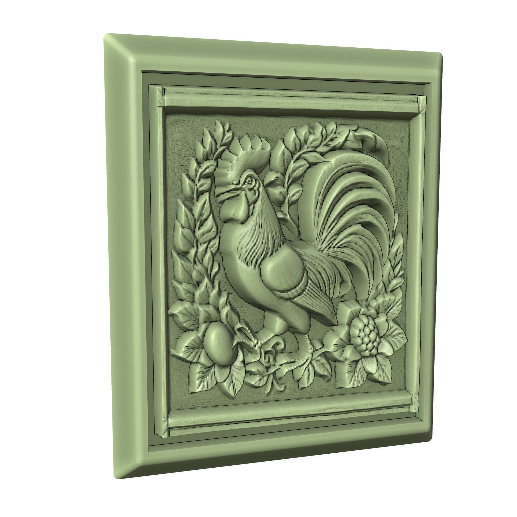 Chicken Animal 3D print model_3