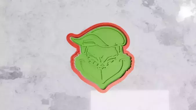Trump Grinch cortante 3D print model