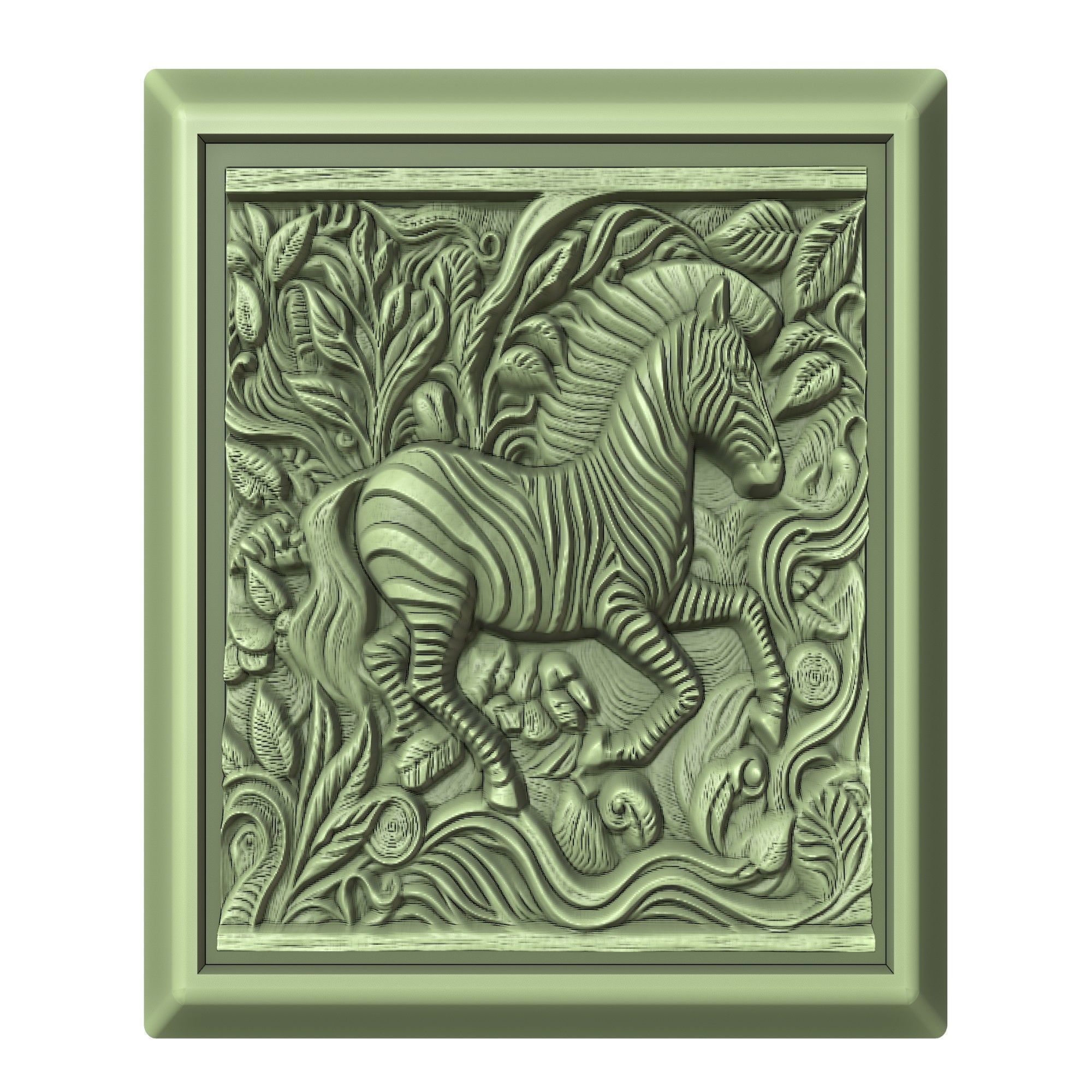 Zebra Animal 3D print model_2