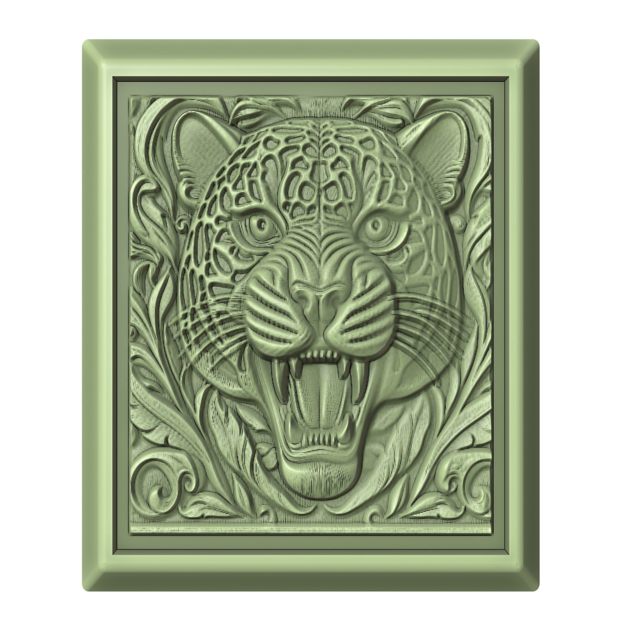 Jaguar Animal 3D print model_2