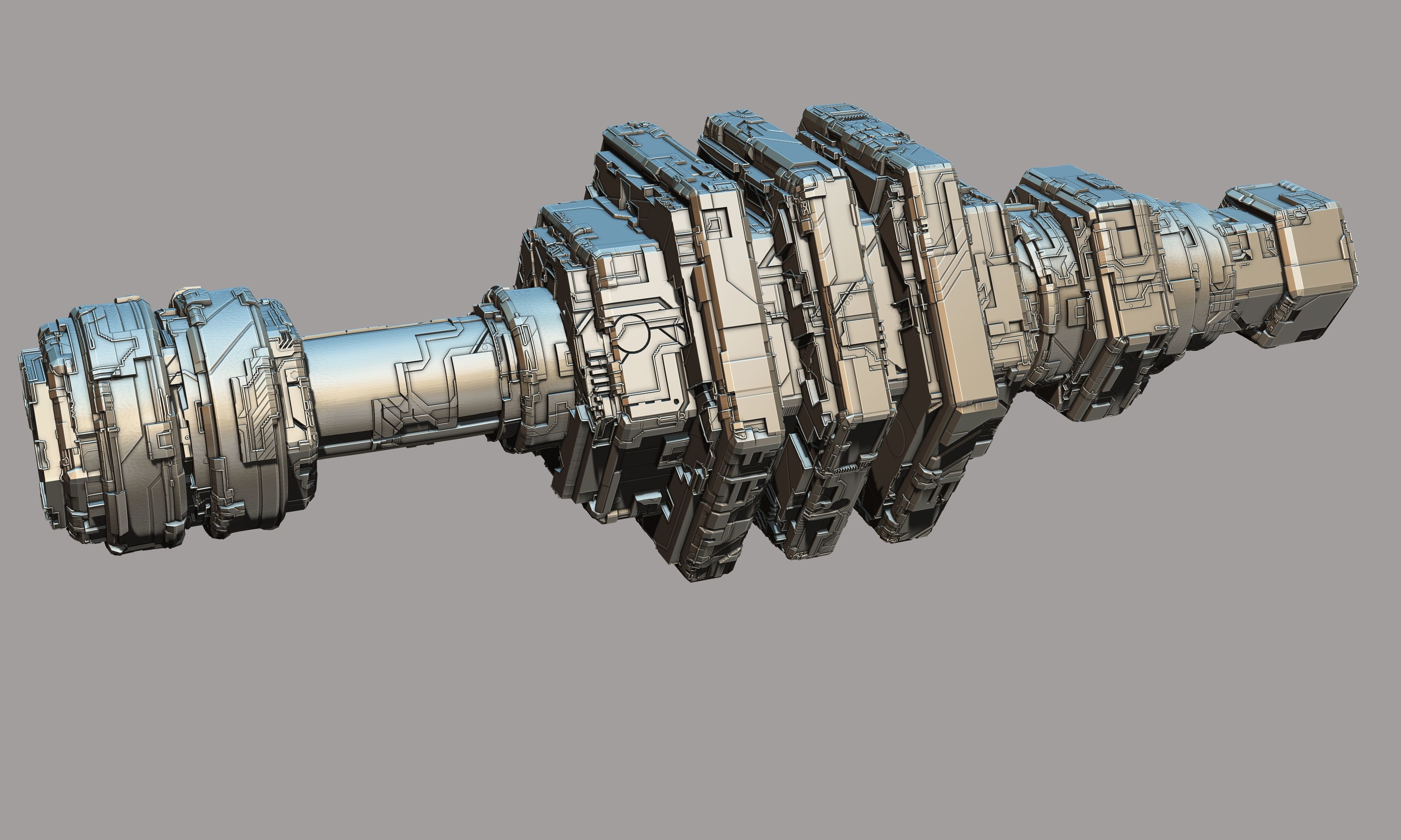 space equipment node 00241 3D model_4