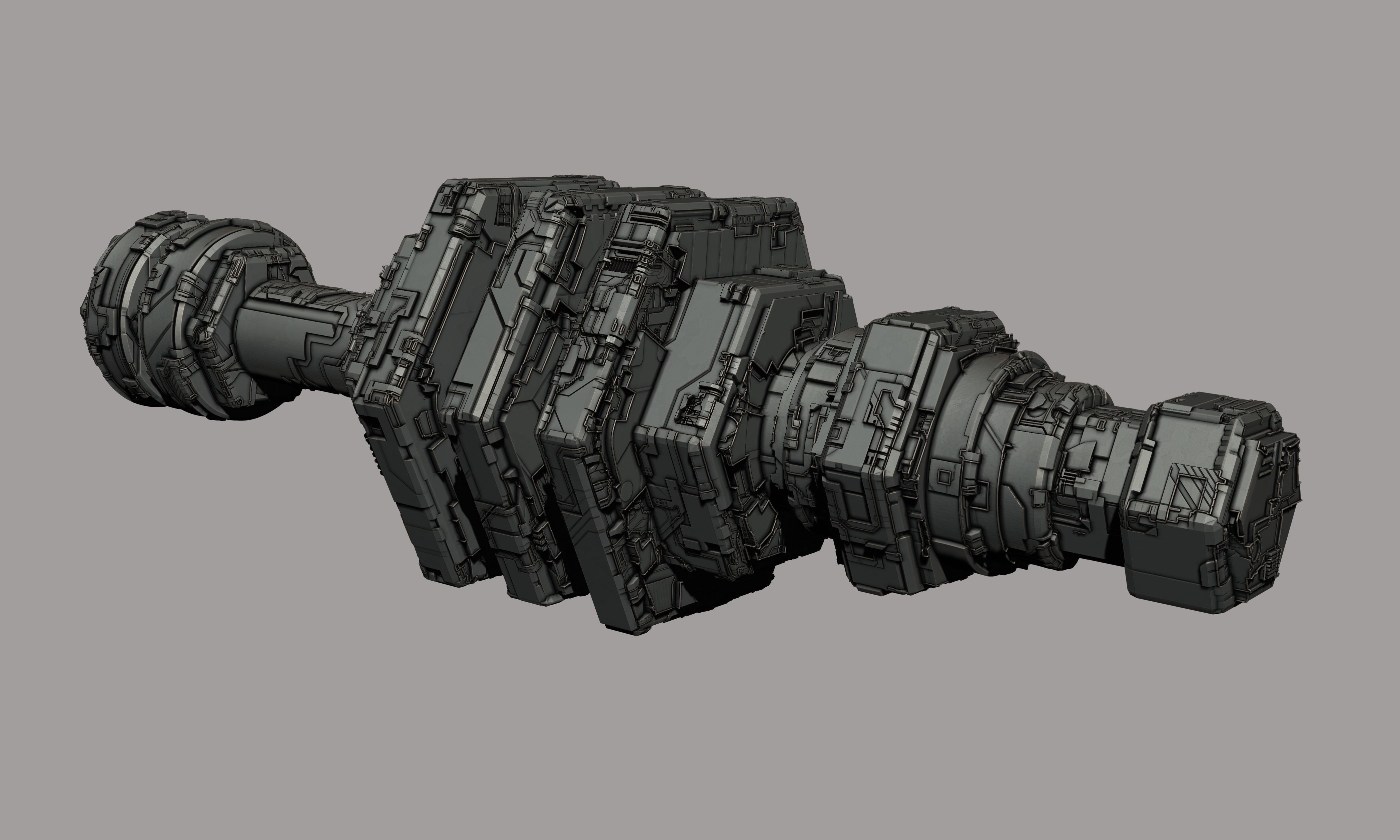 space equipment node 00241 3D model_2