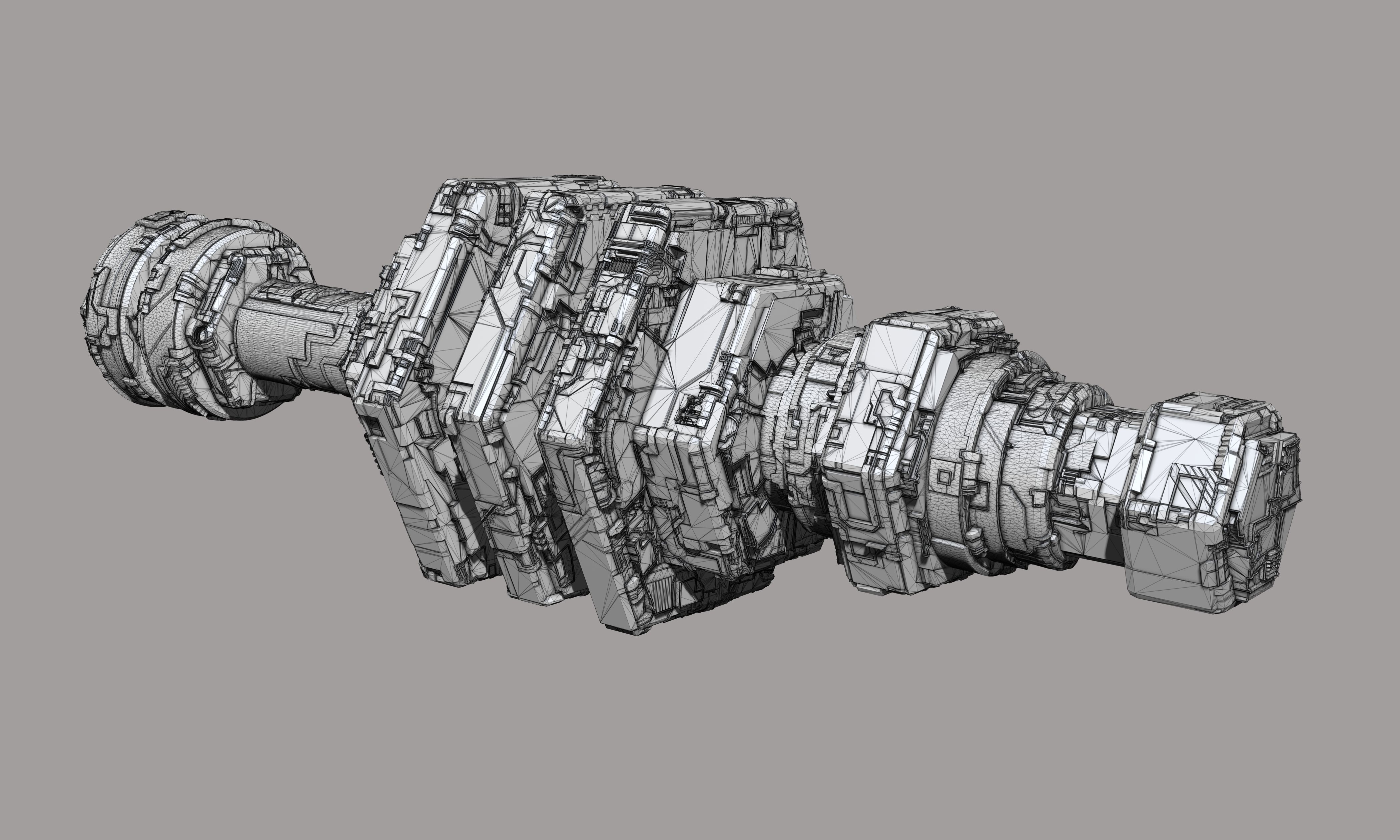 space equipment node 00241 3D model_3