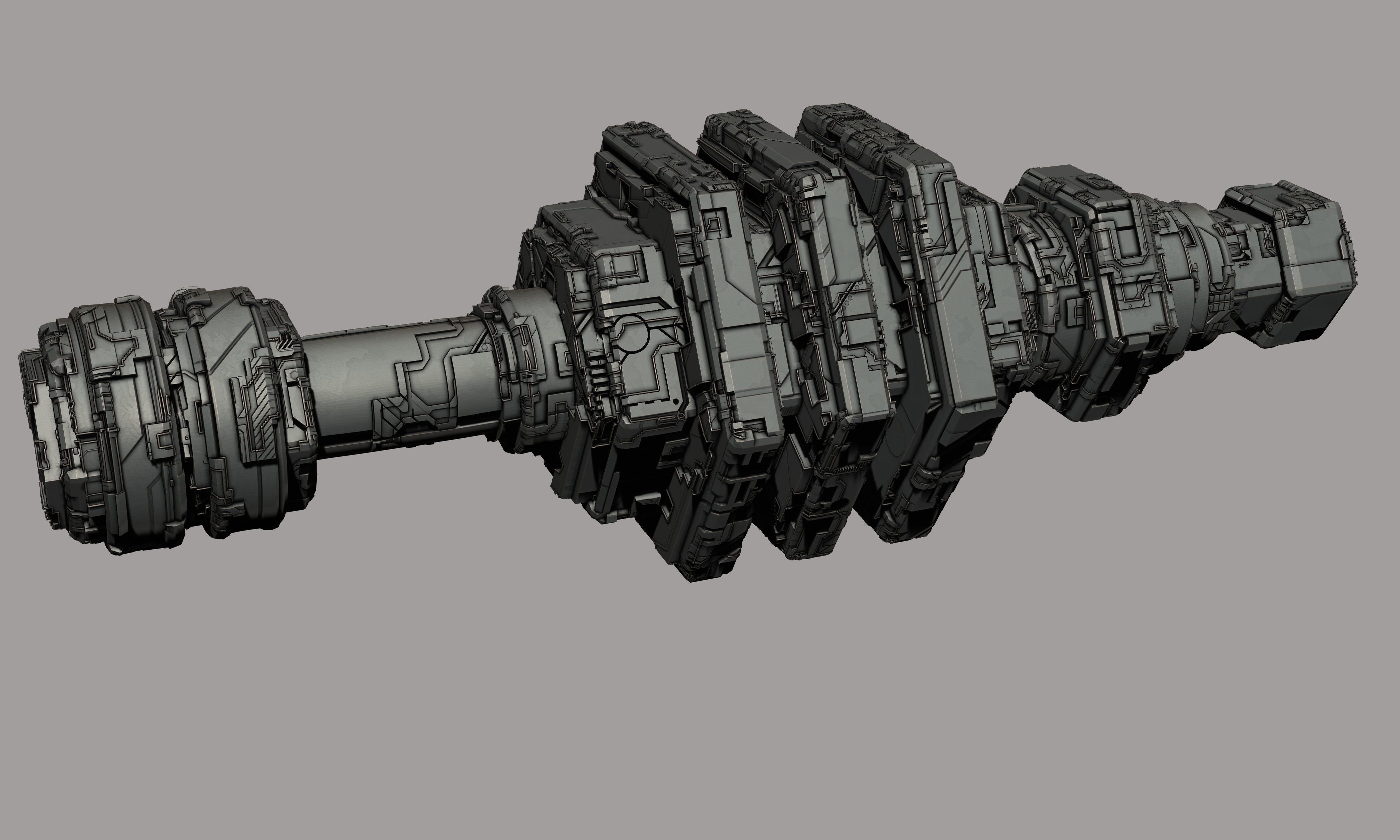 space equipment node 00241 3D model_5