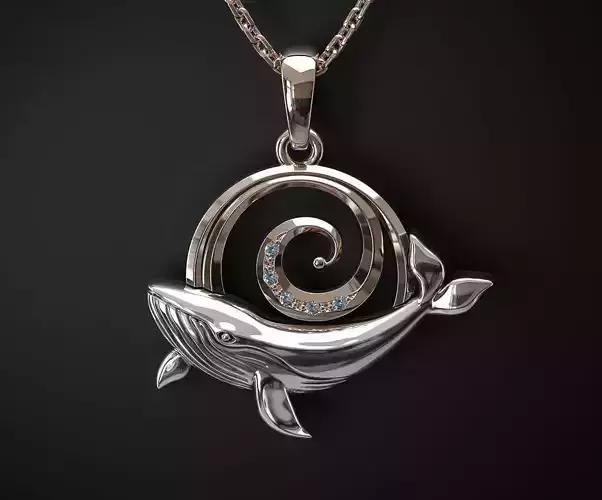 THE WHALE PENDANT