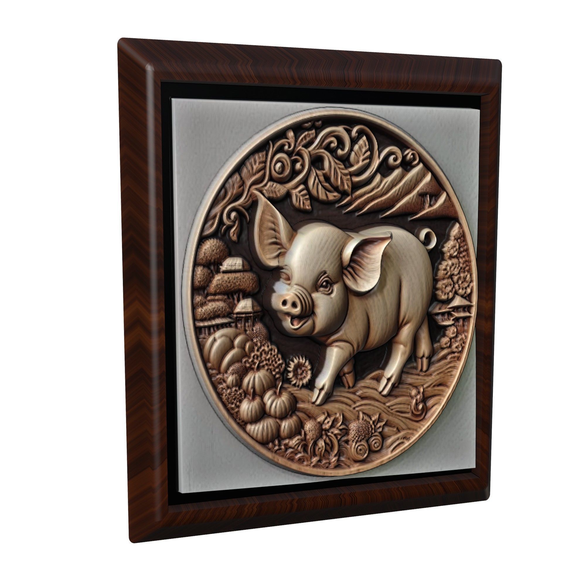 Pig Animal 3D print model_1