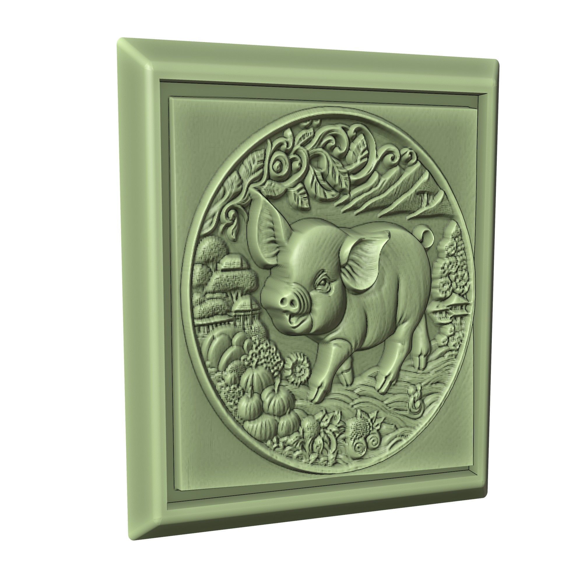 Pig Animal 3D print model_3