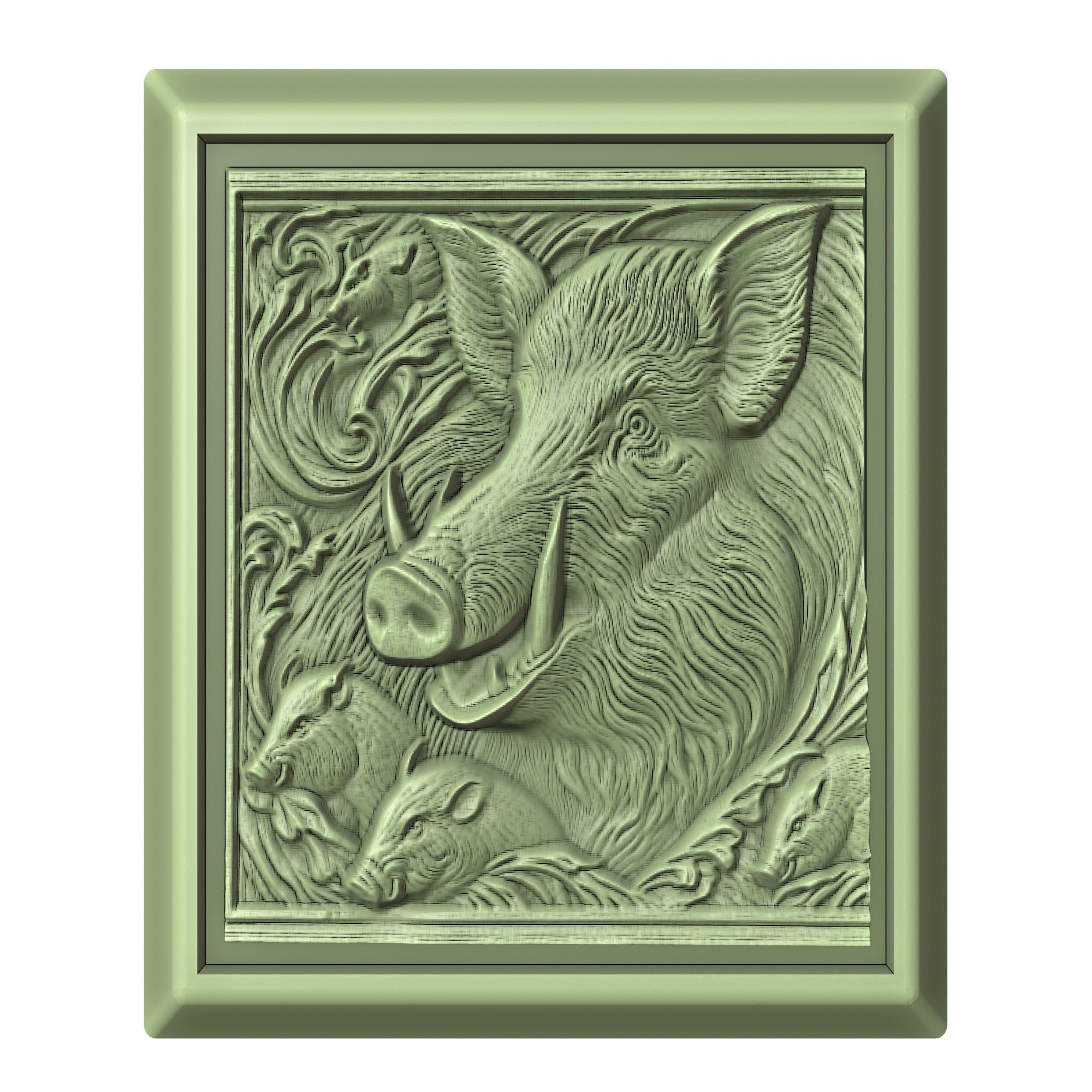 Wild Boar Animal 3D print model_2