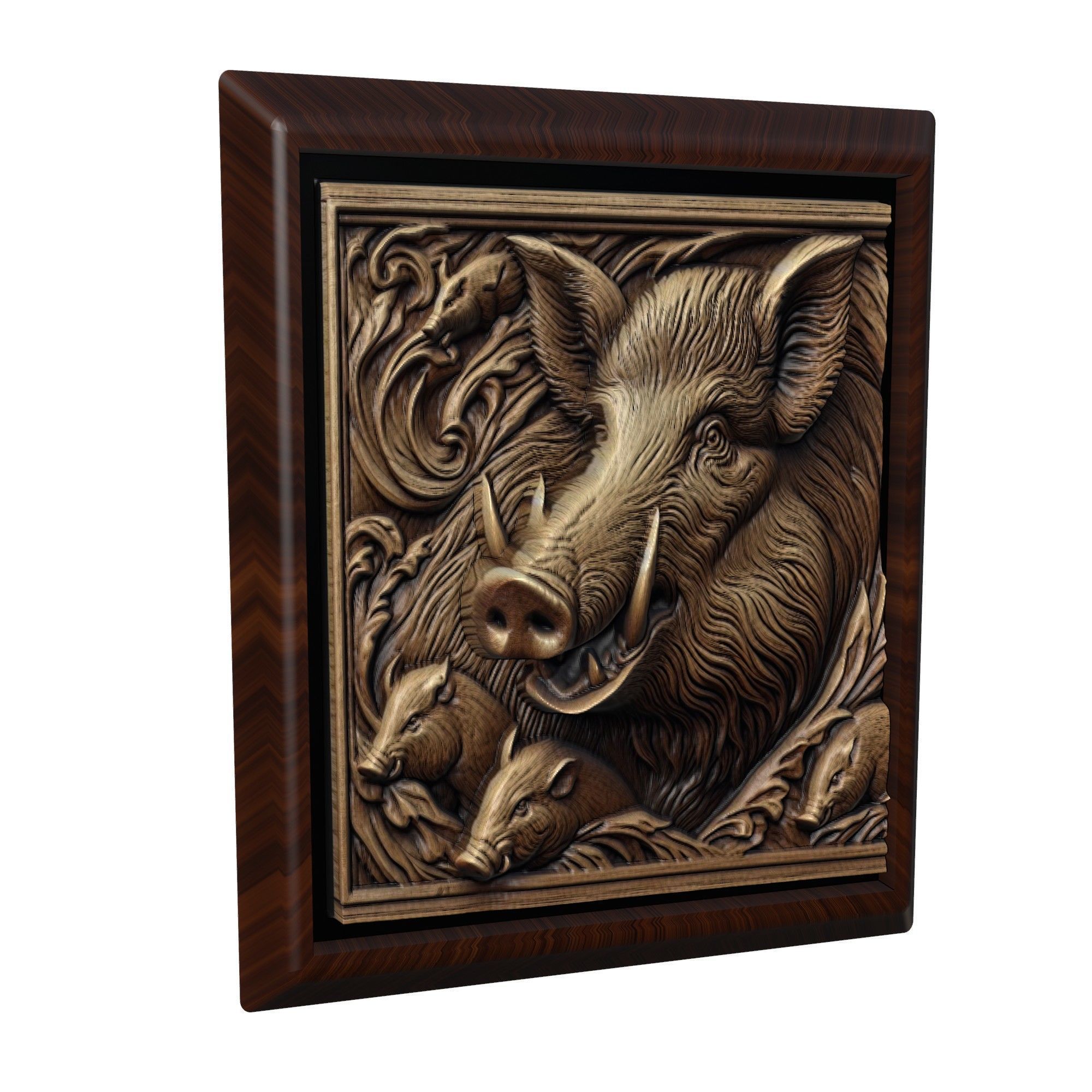 Wild Boar Animal 3D print model_1