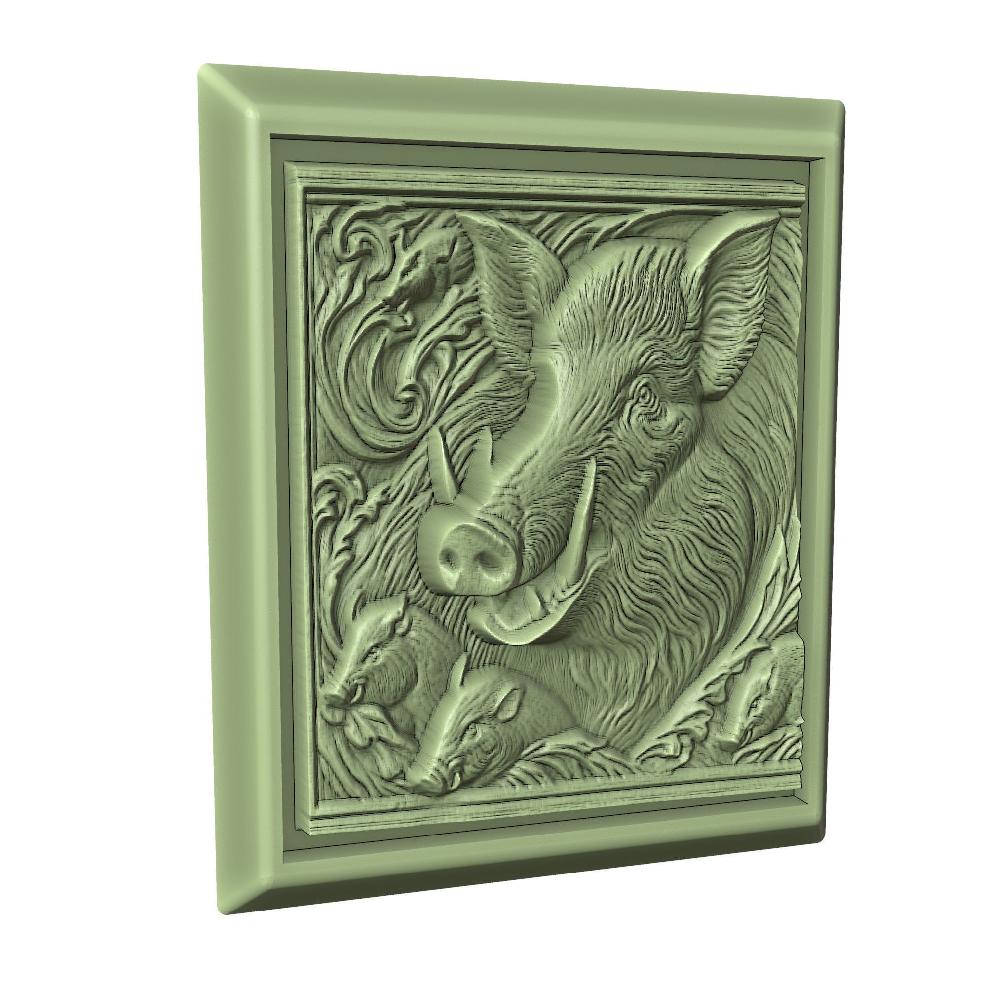 Wild Boar Animal 3D print model_3