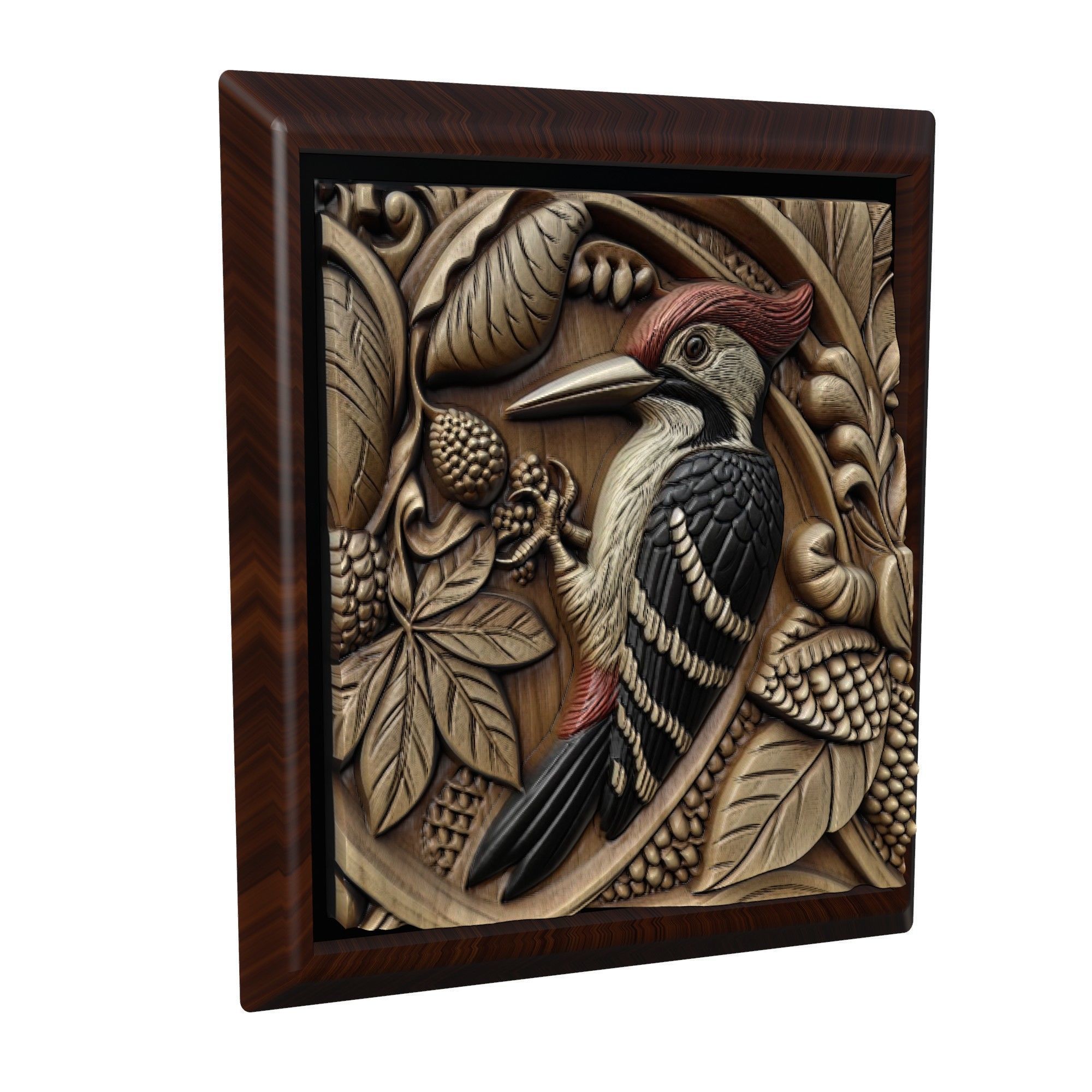 Woodpecker Animal 3D print model_1