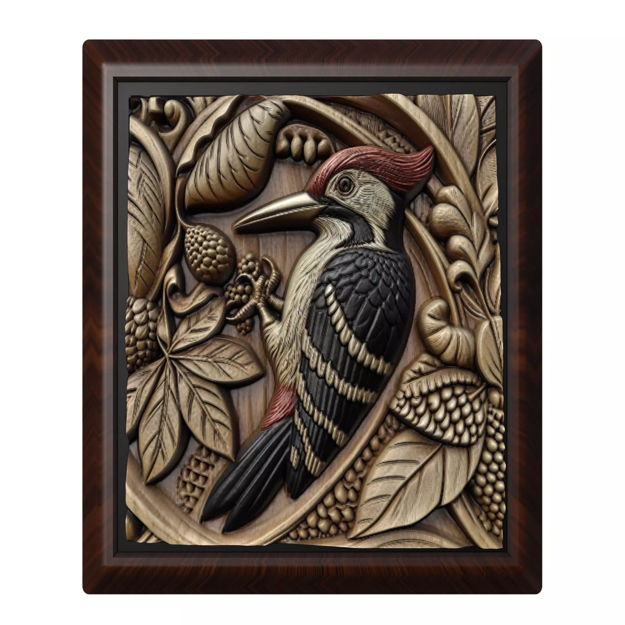 Woodpecker Animal 3D print model_0