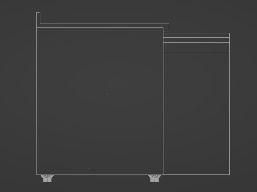 Commercial Refrigerator 3D model_6