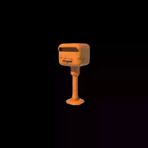 Metal Mailbox  3D model