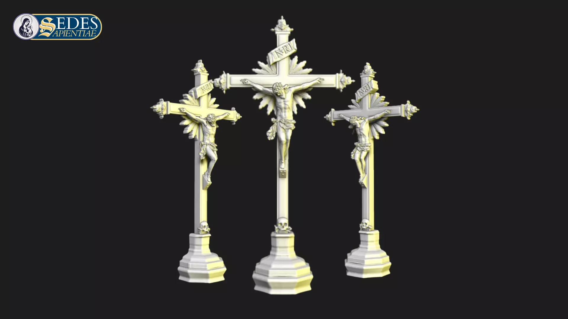 Crucifix of Jesus Christ - Catholic Art 3D print model