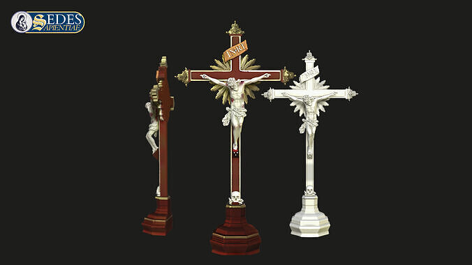  Crucifix of Jesus Christ  - Catholic Art 3D print model