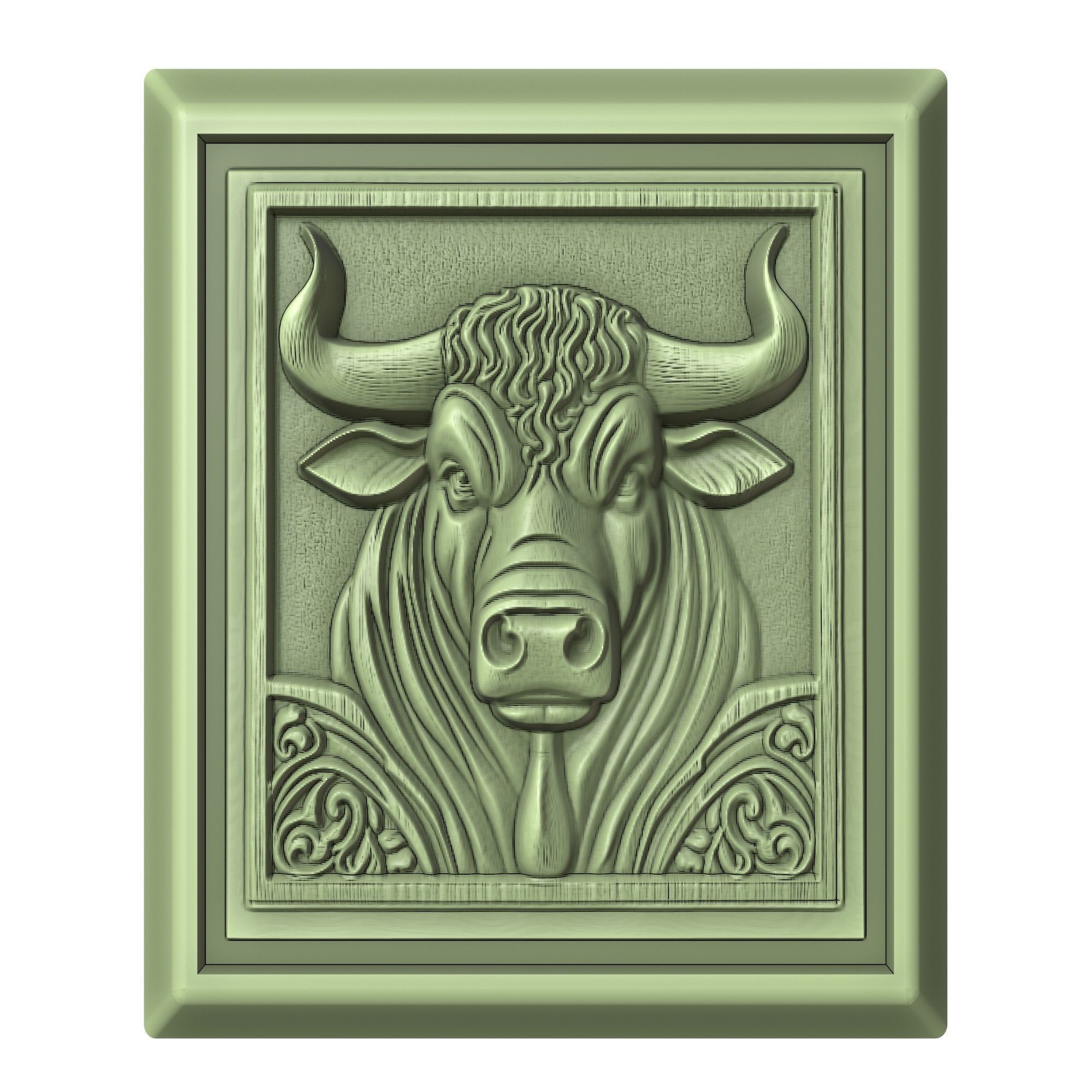 Bull Animal 3D print model_2