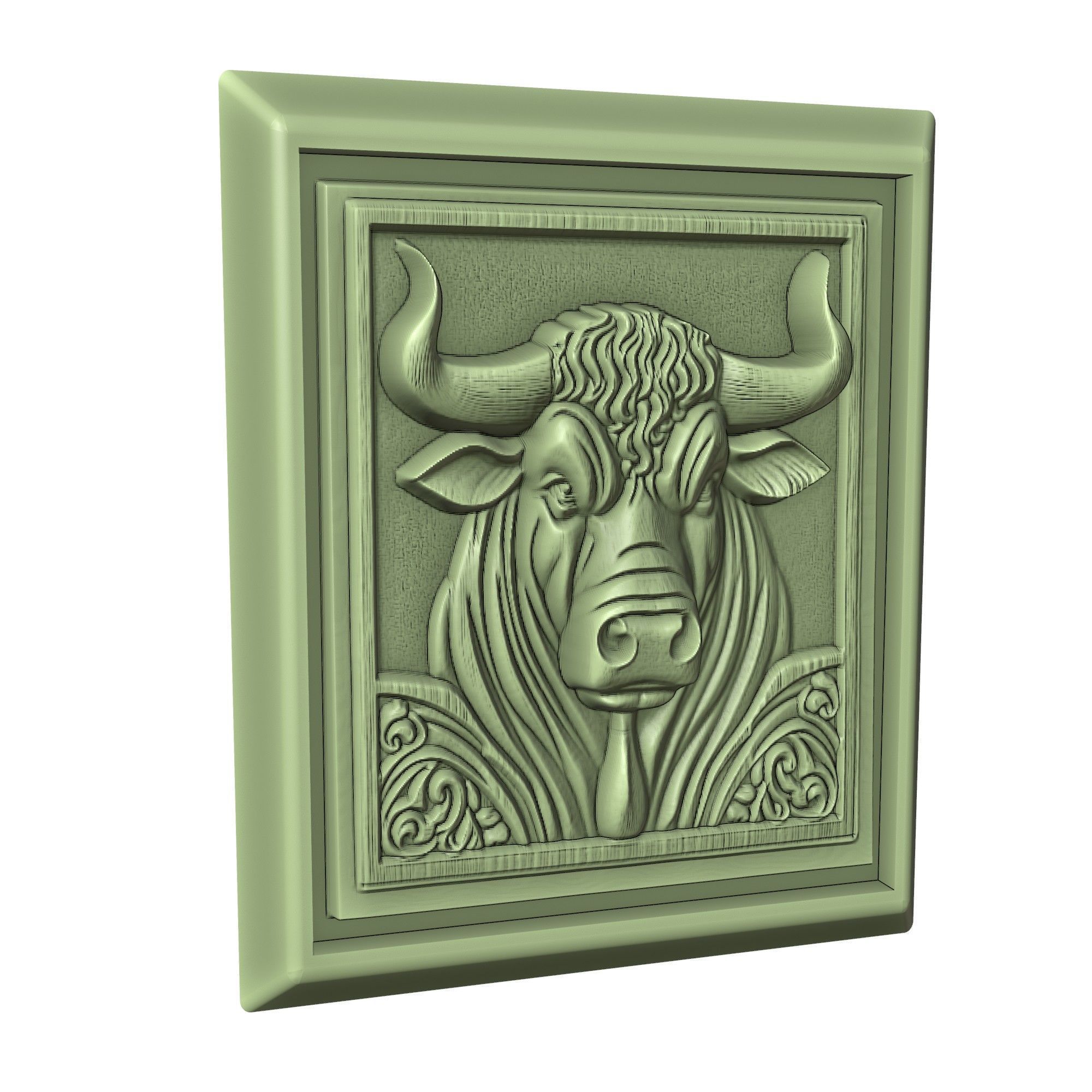Bull Animal 3D print model_3