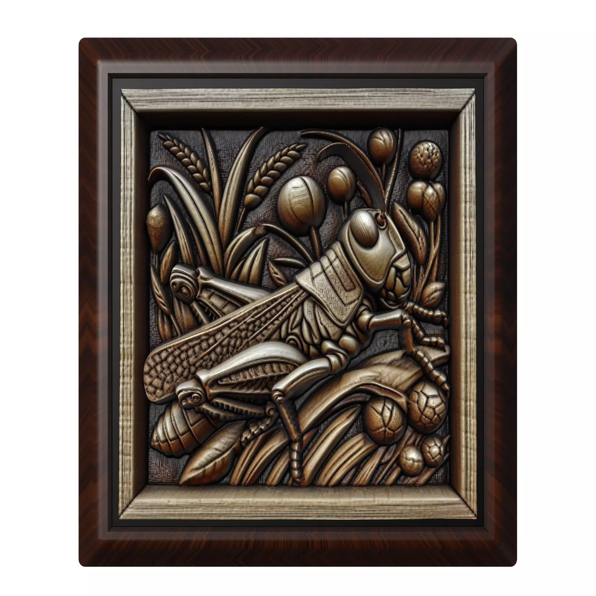 Grasshopper Animal 3D print model