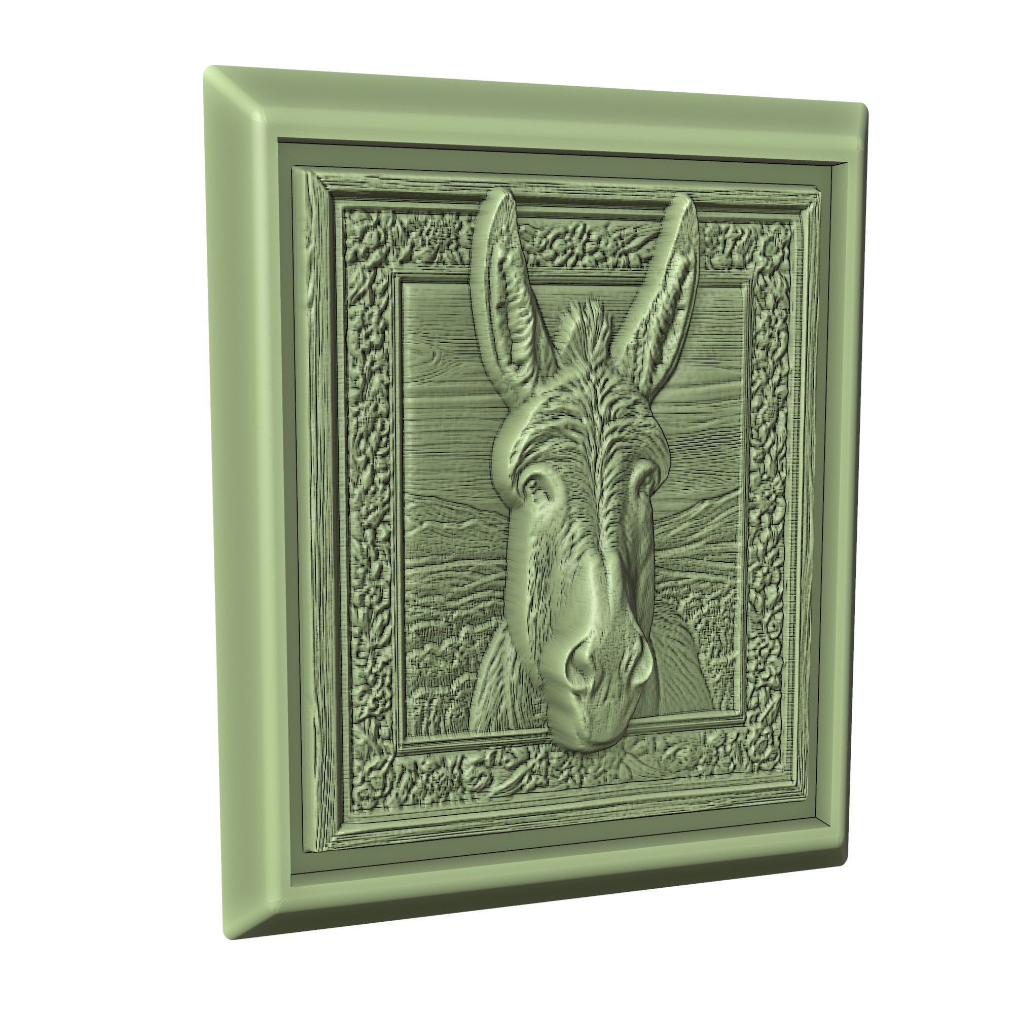 Donkey Animal 3D print model_3