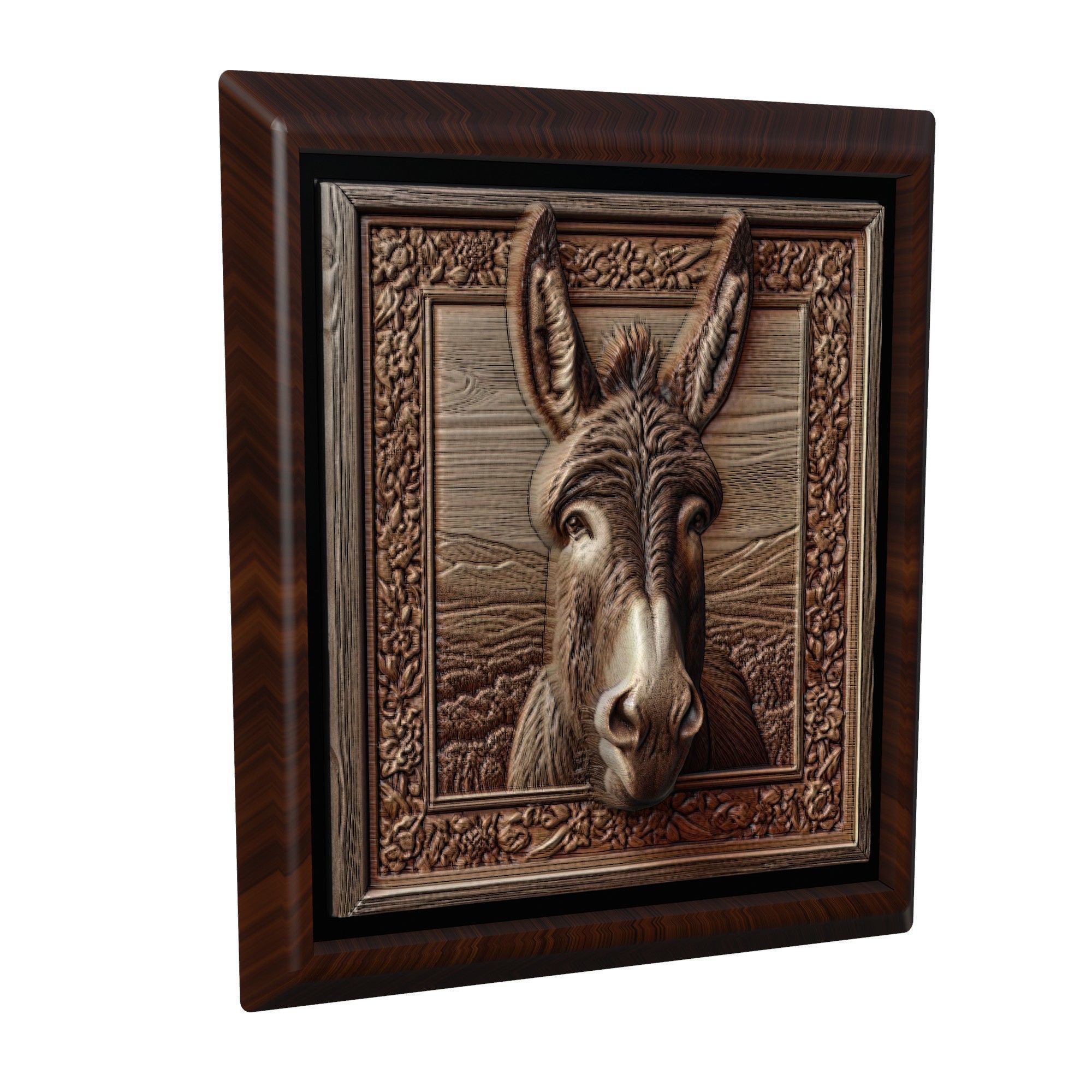 Donkey Animal 3D print model_1