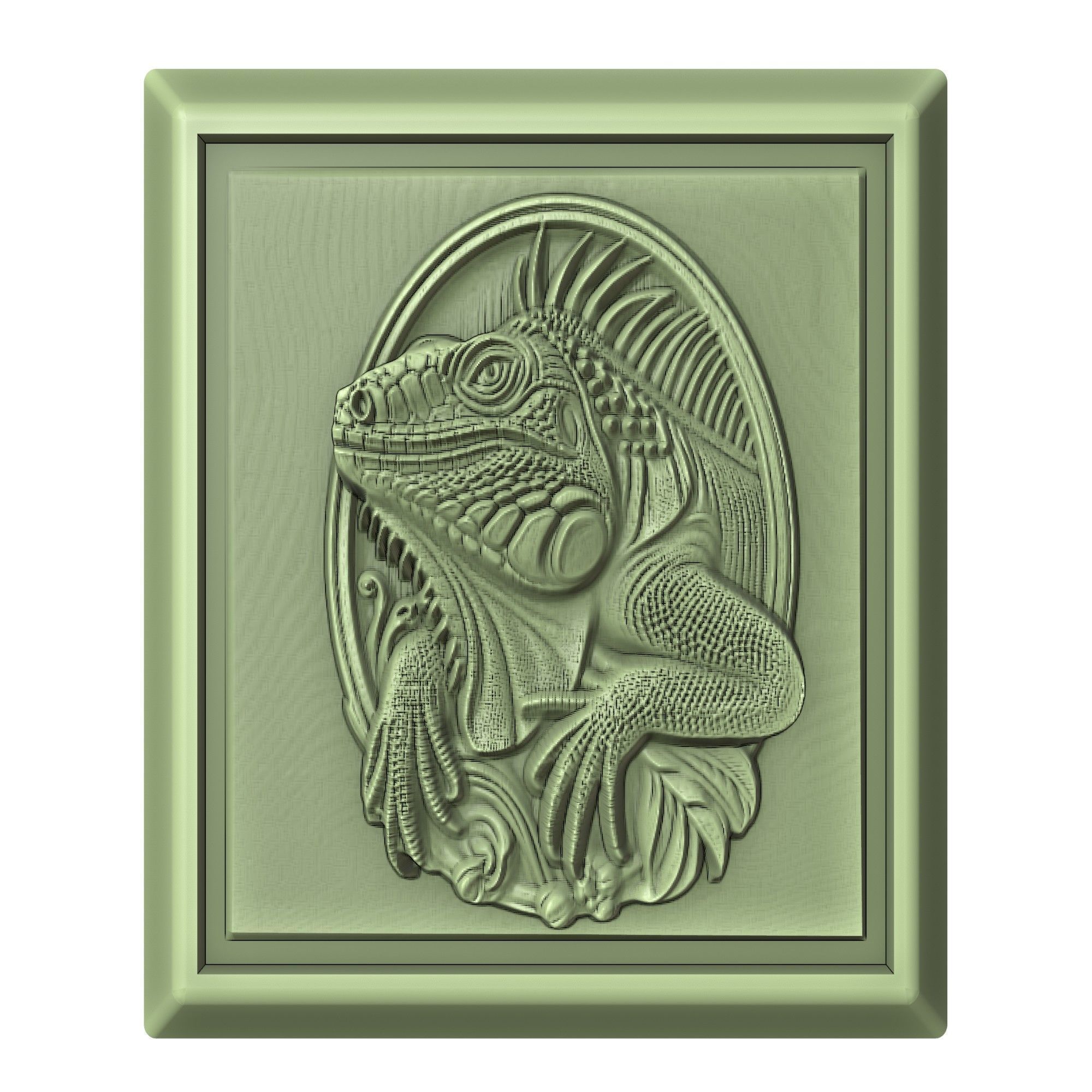 Iguana Animal 3D print model_2