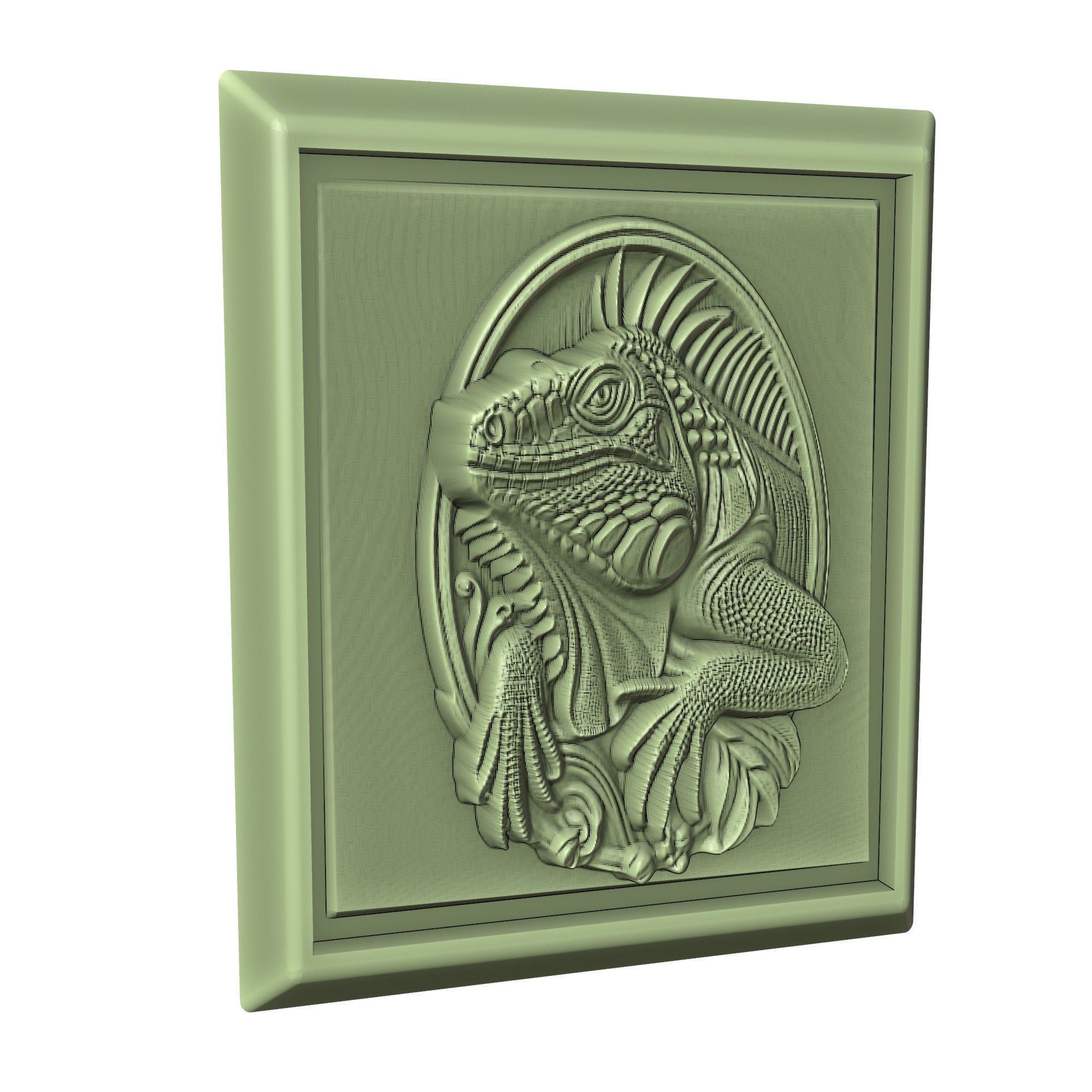 Iguana Animal 3D print model_3