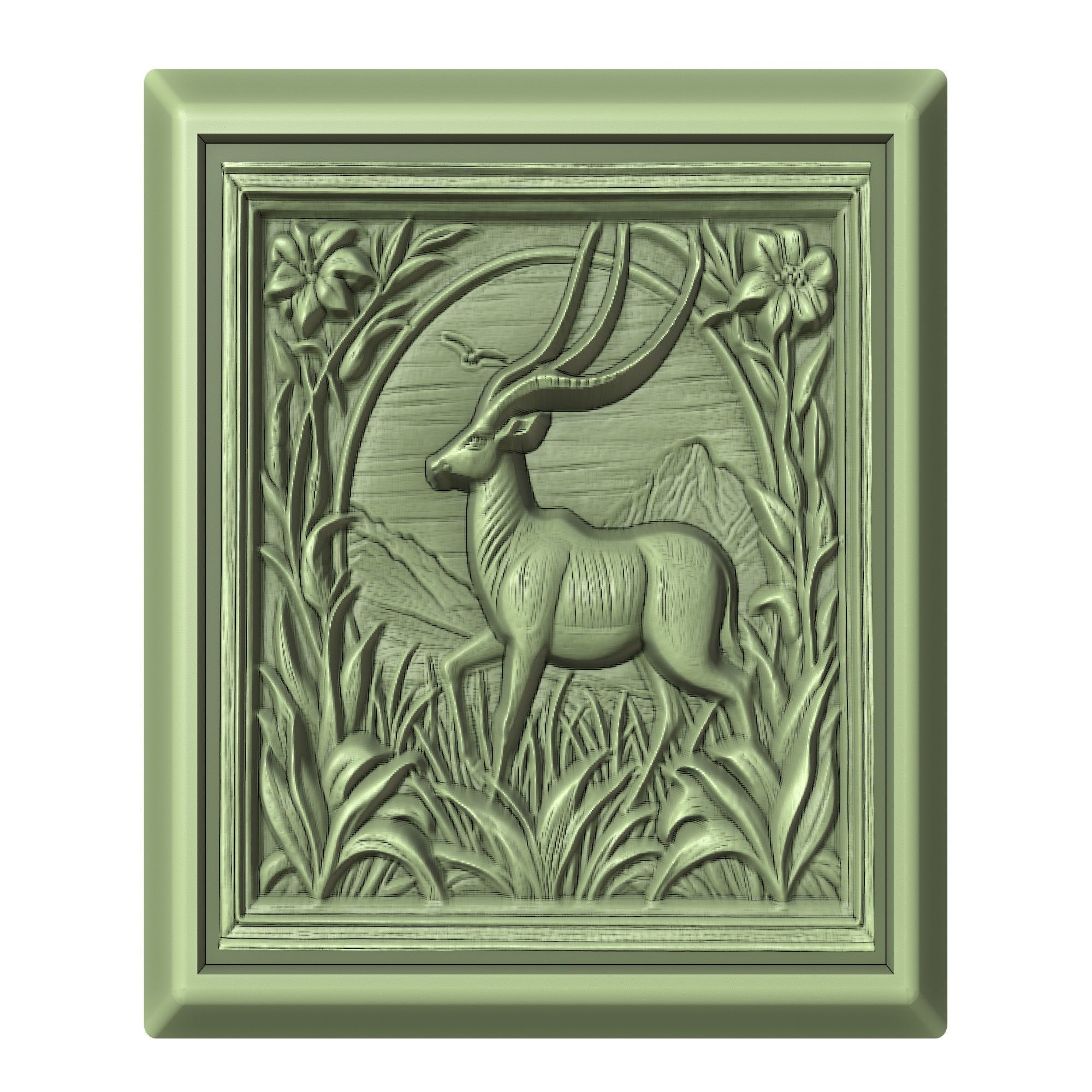 Impala Animal 3D print model_2