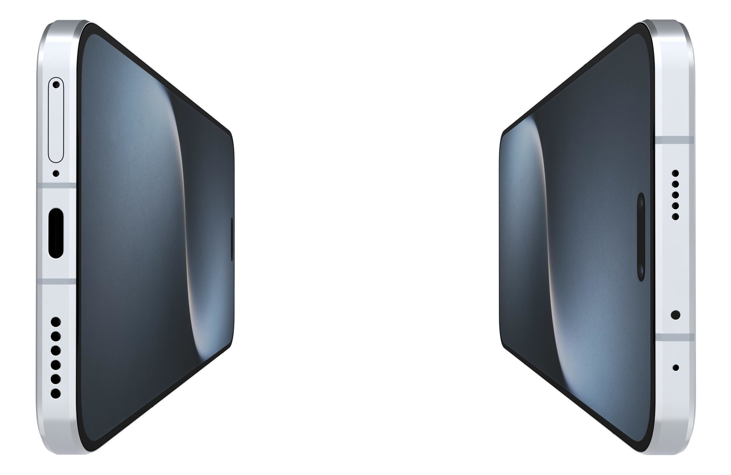 Honor Magic 7 Pro Moon Shadow Gray 3D model_8