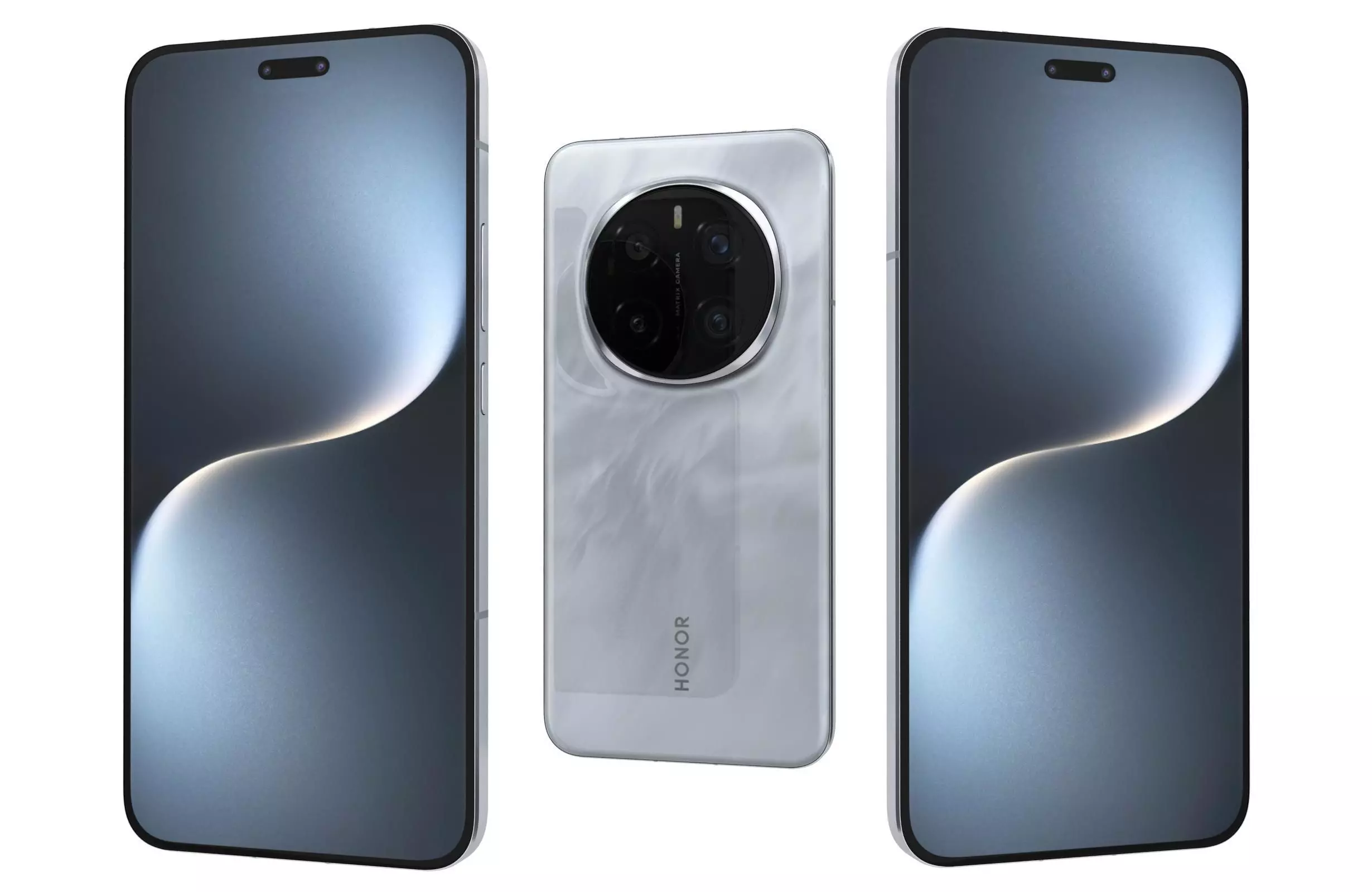 Honor Magic 7 Pro Moon Shadow Gray 3D model_0