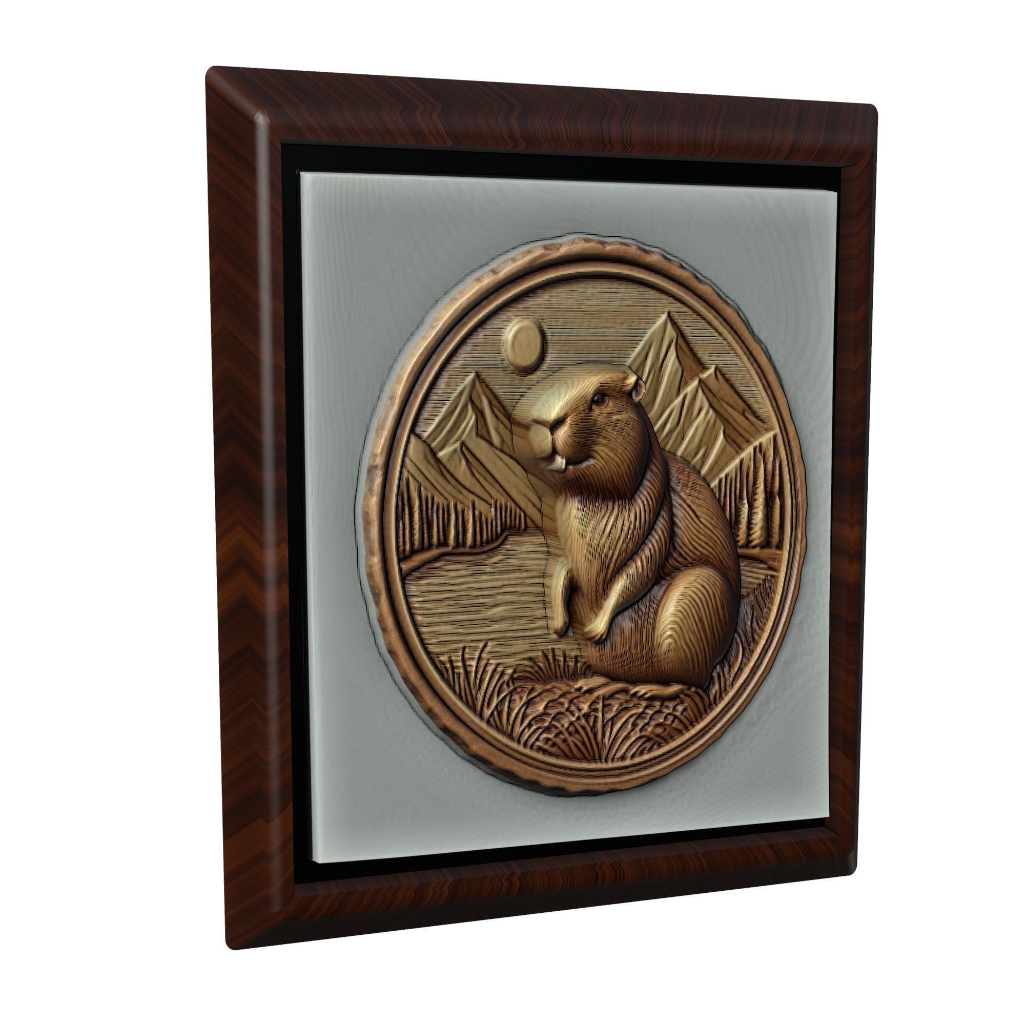 Beaver Animal 3D print model_1