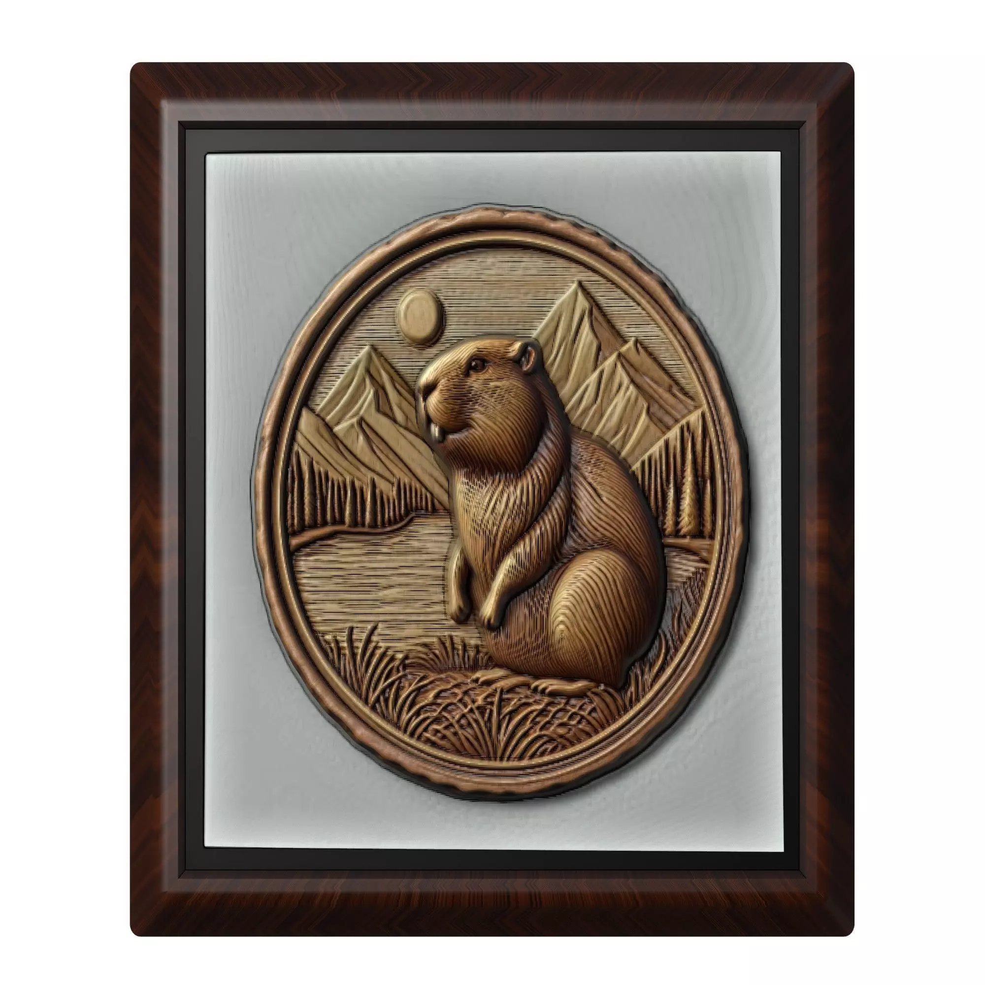 Beaver Animal 3D print model_0