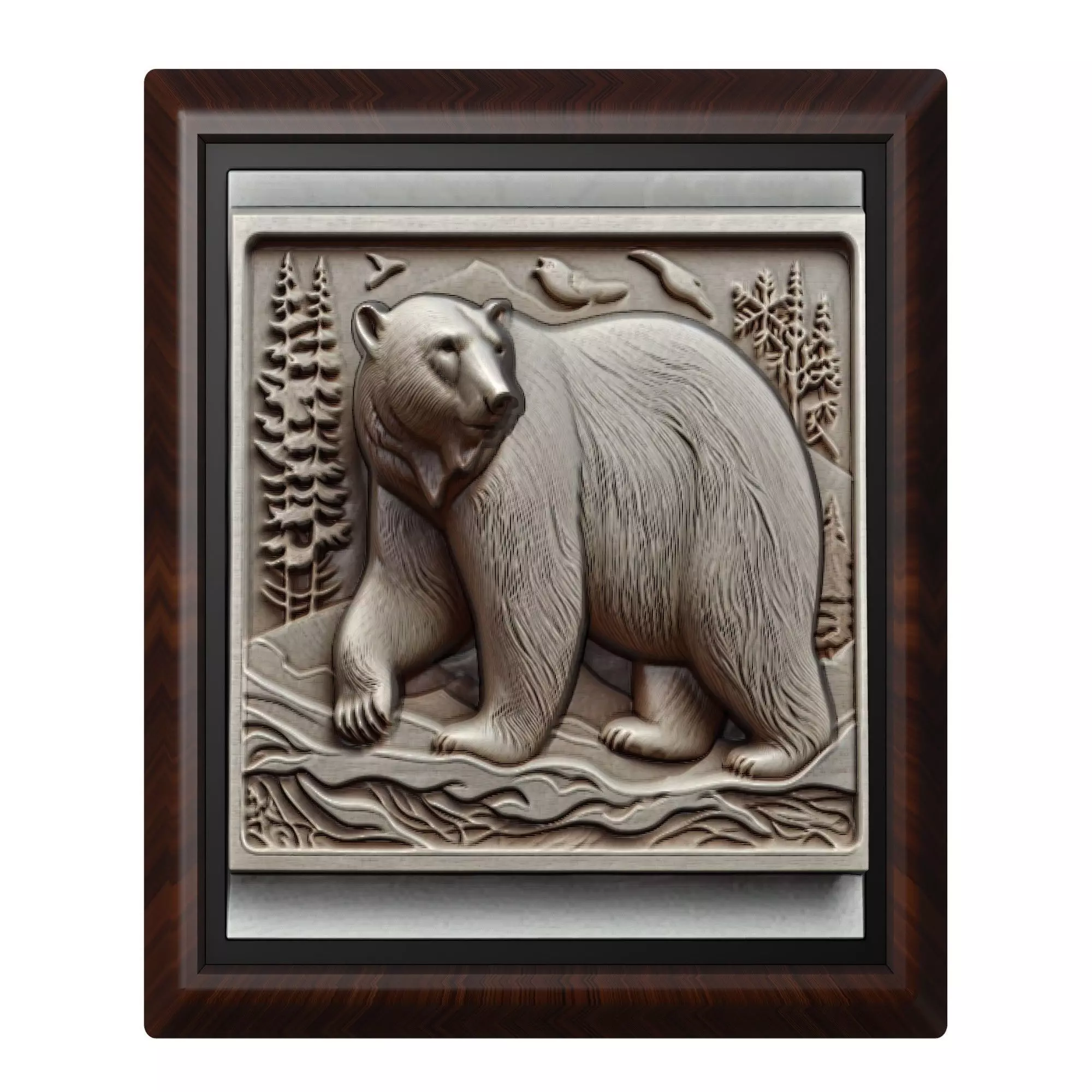 Polar Bear Animal 3D print model_0