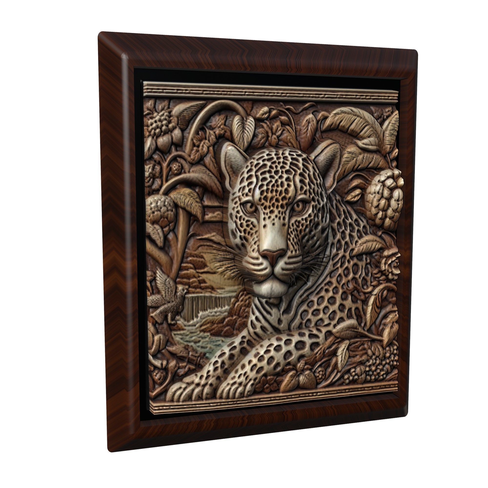 Leopard Animal 3D print model_1