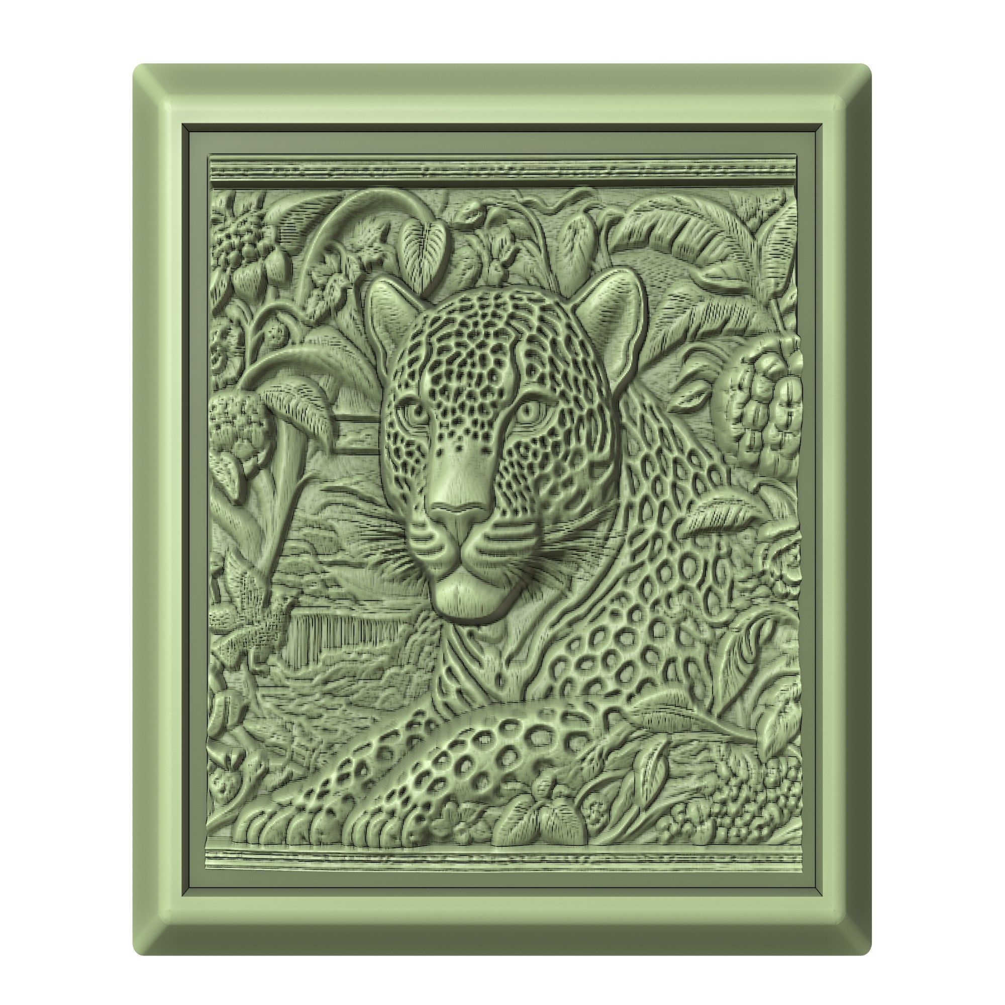 Leopard Animal 3D print model_2