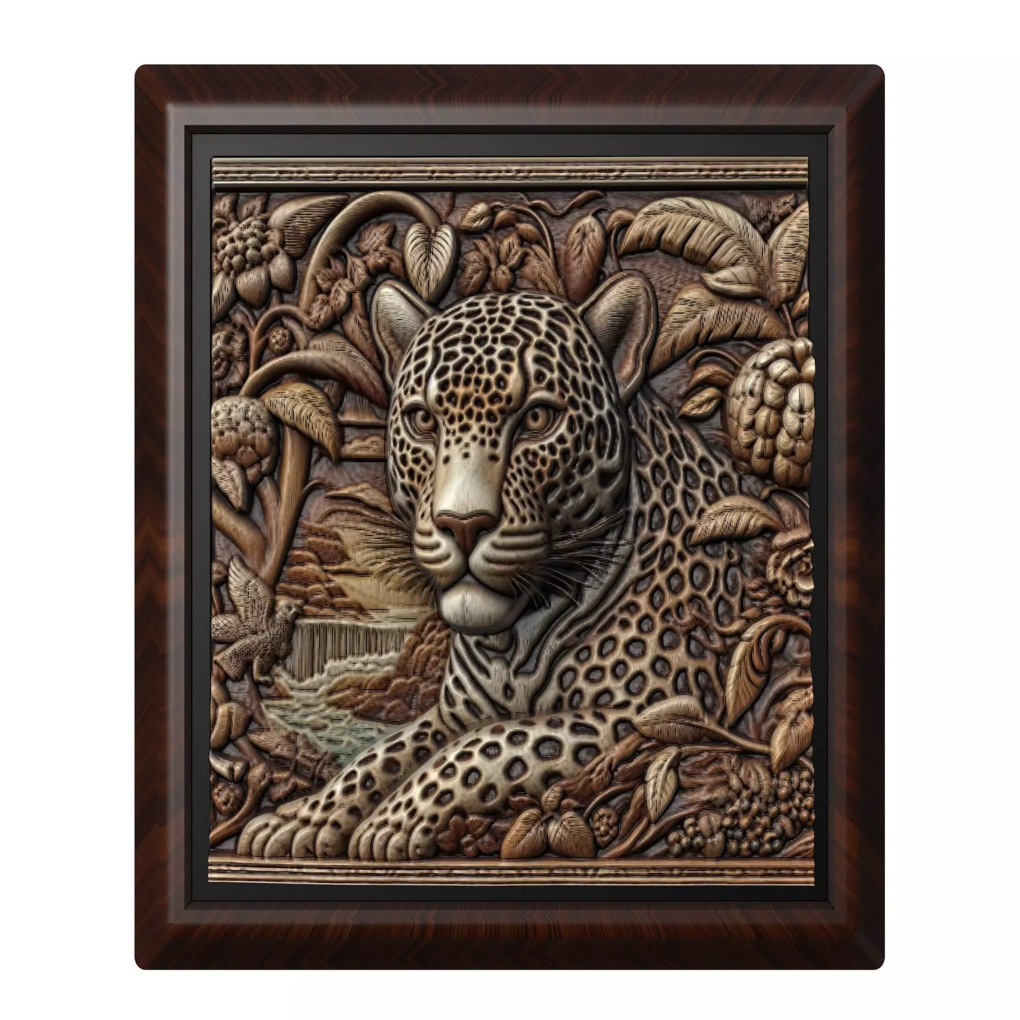 Leopard Animal 3D print model_0